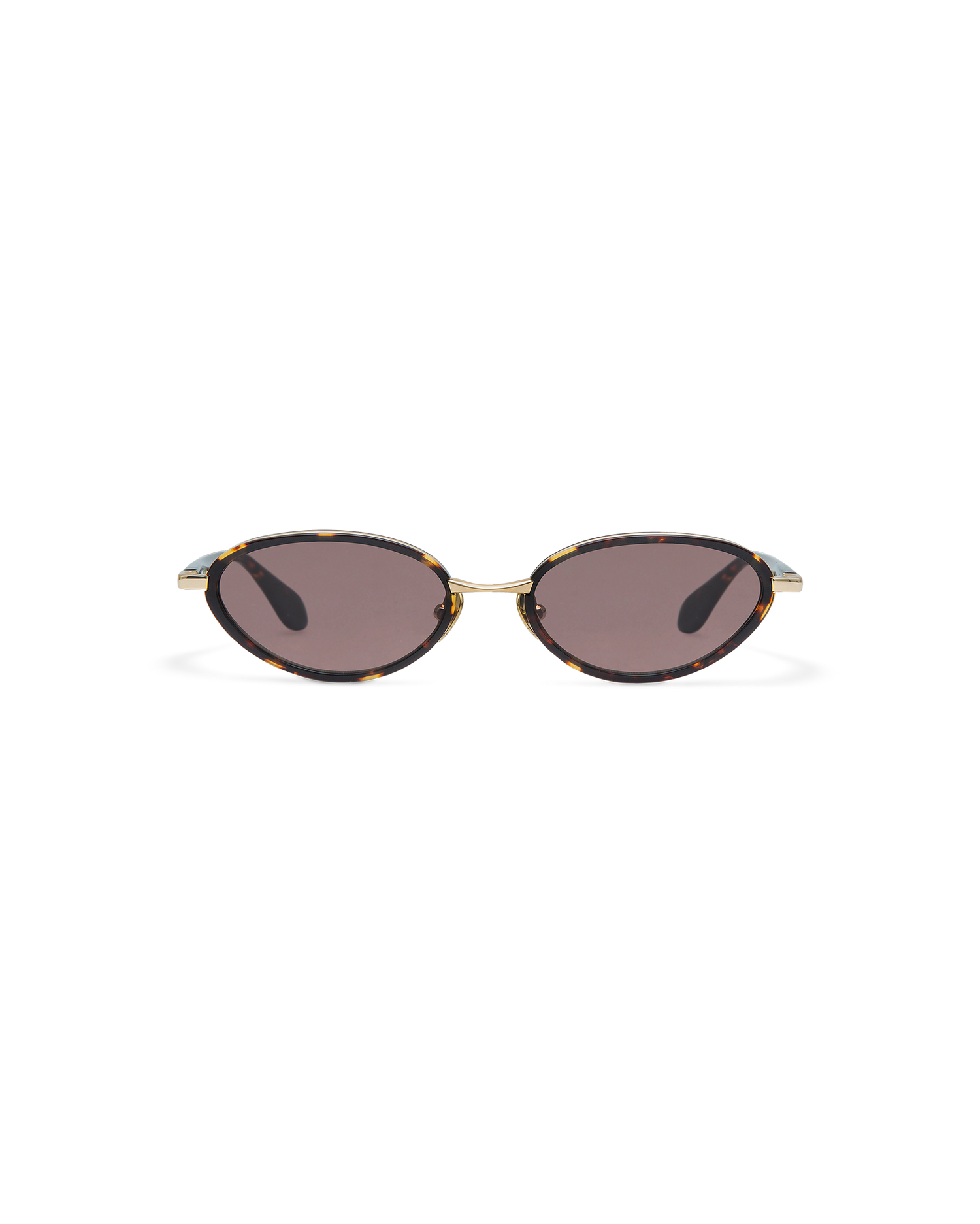 EVELA: Tiny Acetato-Metal Havana sunglasses by GIGI STUDIOS 10681