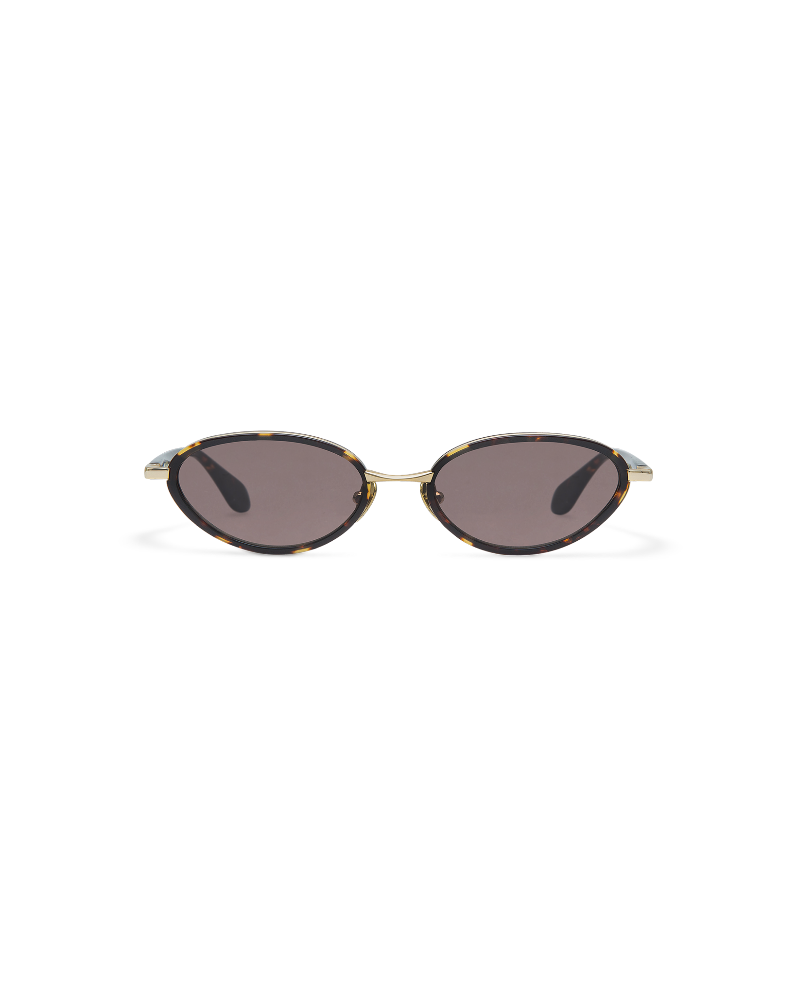 EVELA: Tiny Acetato-Metal Havana sunglasses by GIGI STUDIOS 10681