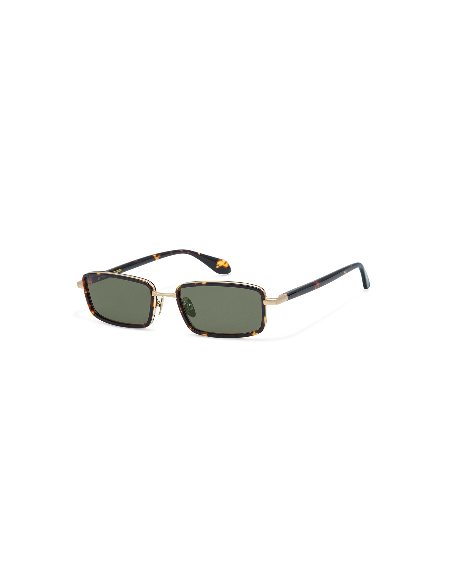 MARIEL: Tiny Acetato-Metal Havana sunglasses by GIGI STUDIOS 10684