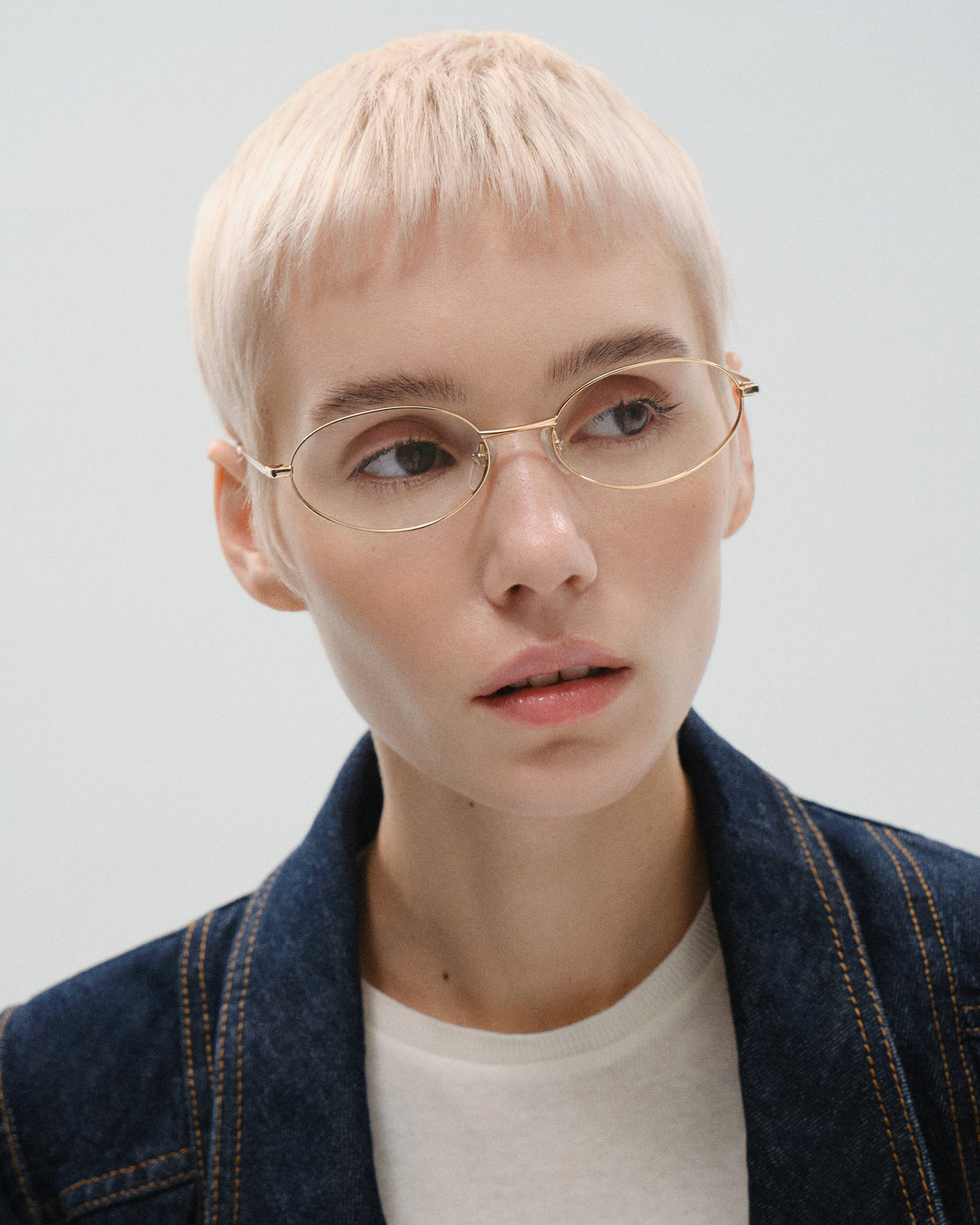 ISOLA: Tiny Metal Doré optical glasses by GIGI STUDIOS 11473
