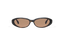 AUREL: Tiny Acetato Havana sunglasses by GIGI STUDIOS 11630