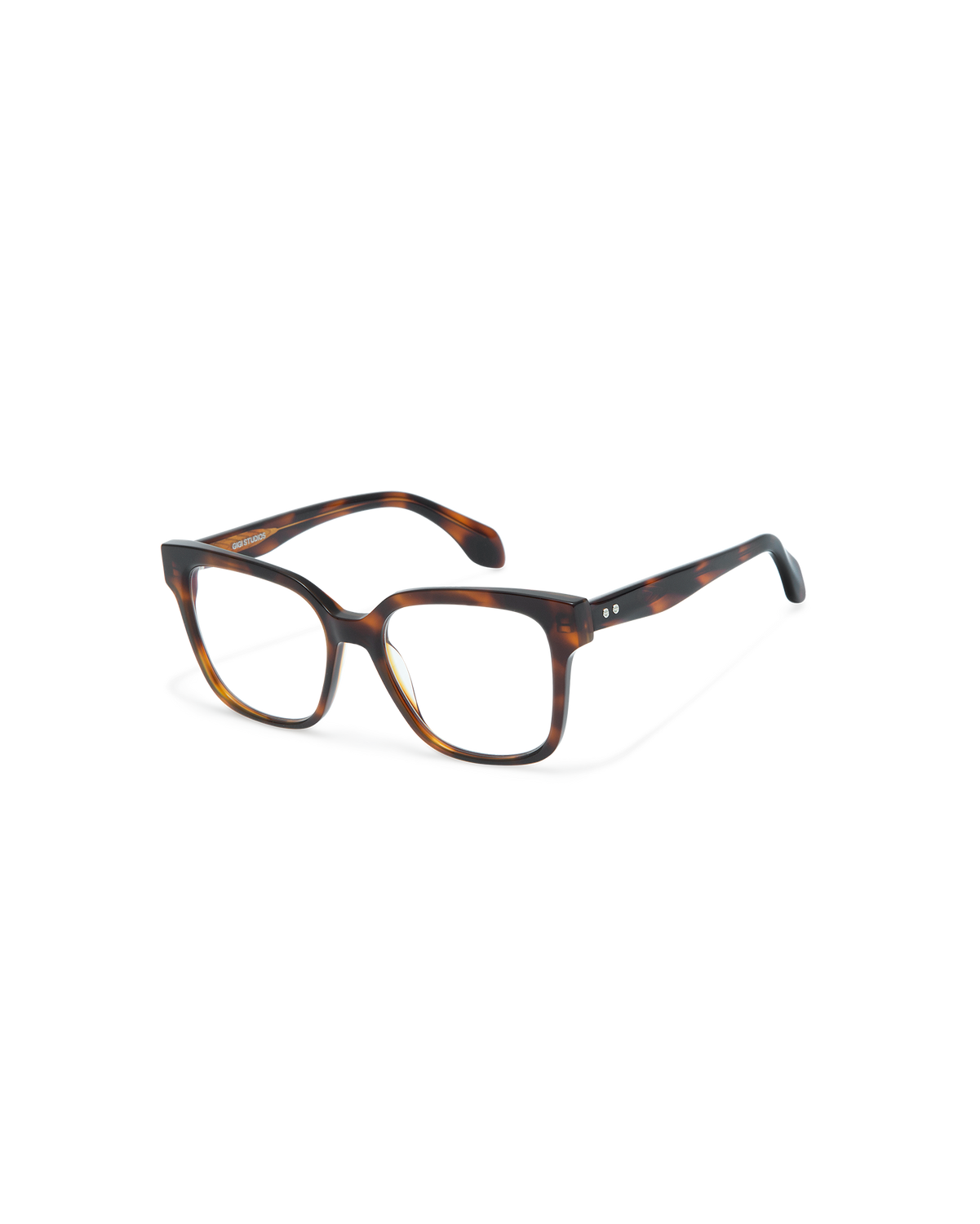 INARA: Cat Eye Acetato Havana optical glasses by GIGI STUDIOS 11665