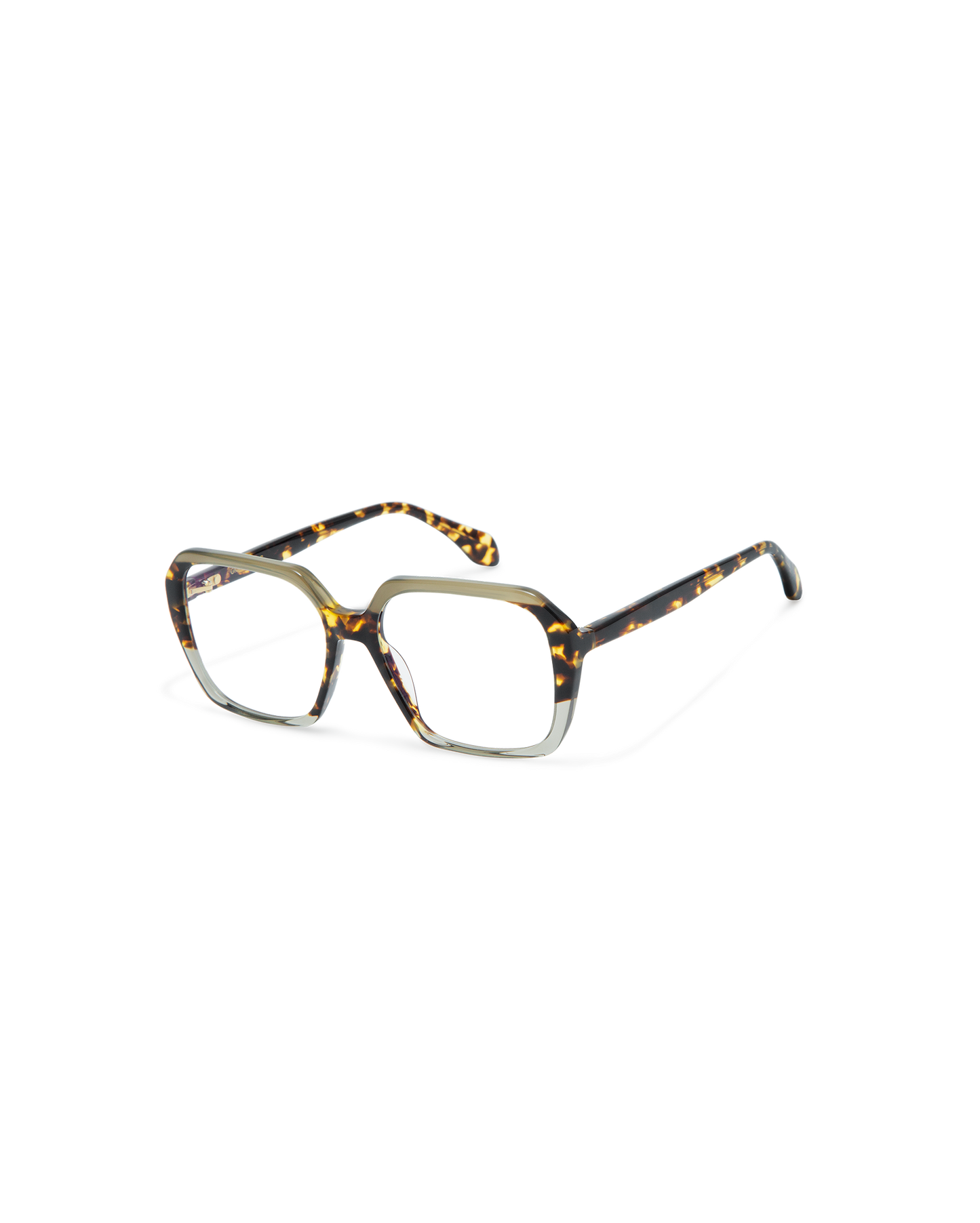 VAELLE: Cuadrada Acetato Havana optical glasses by GIGI STUDIOS 11669