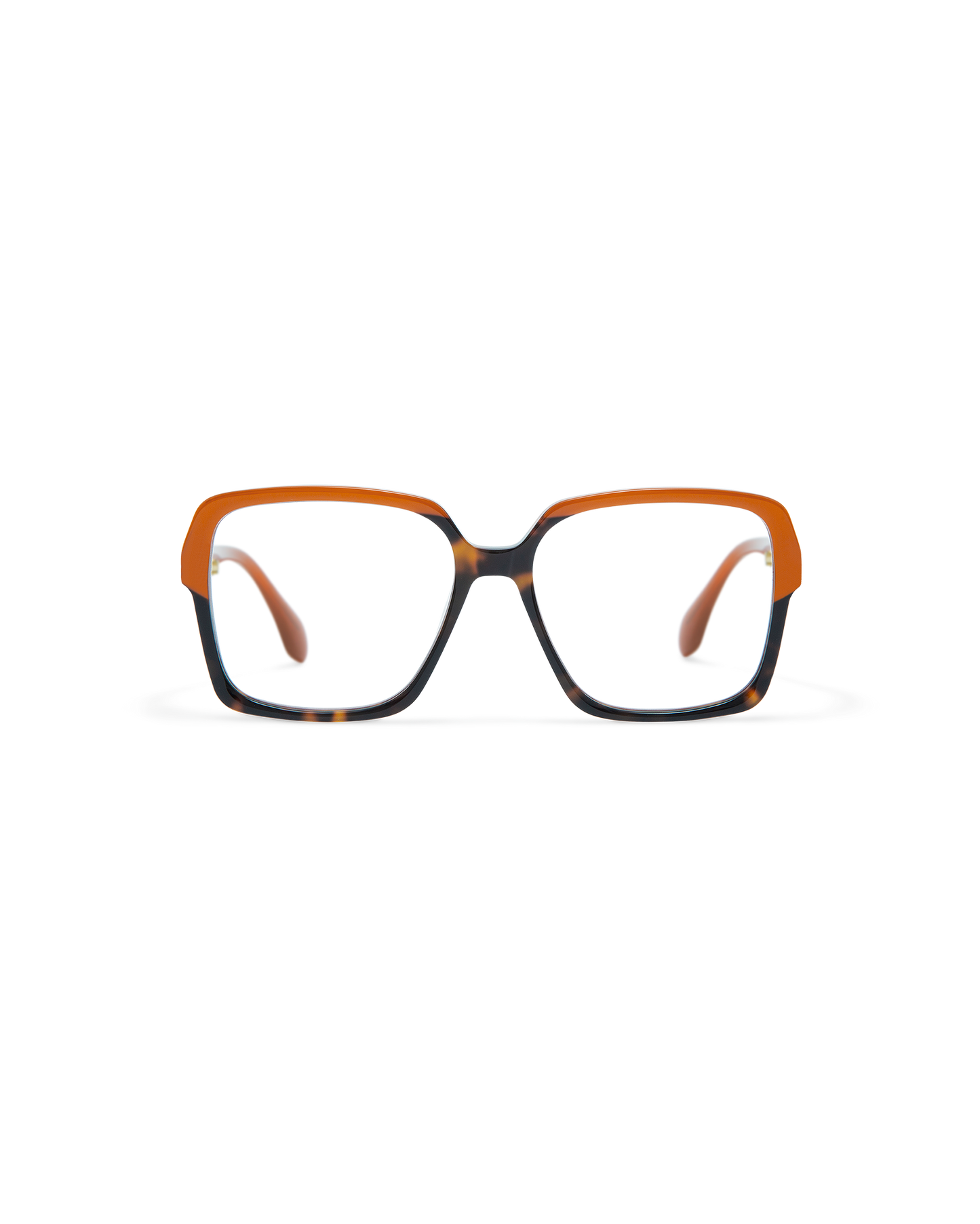 ELONA: Cuadrada Acetato Havana optical glasses by GIGI STUDIOS 11646