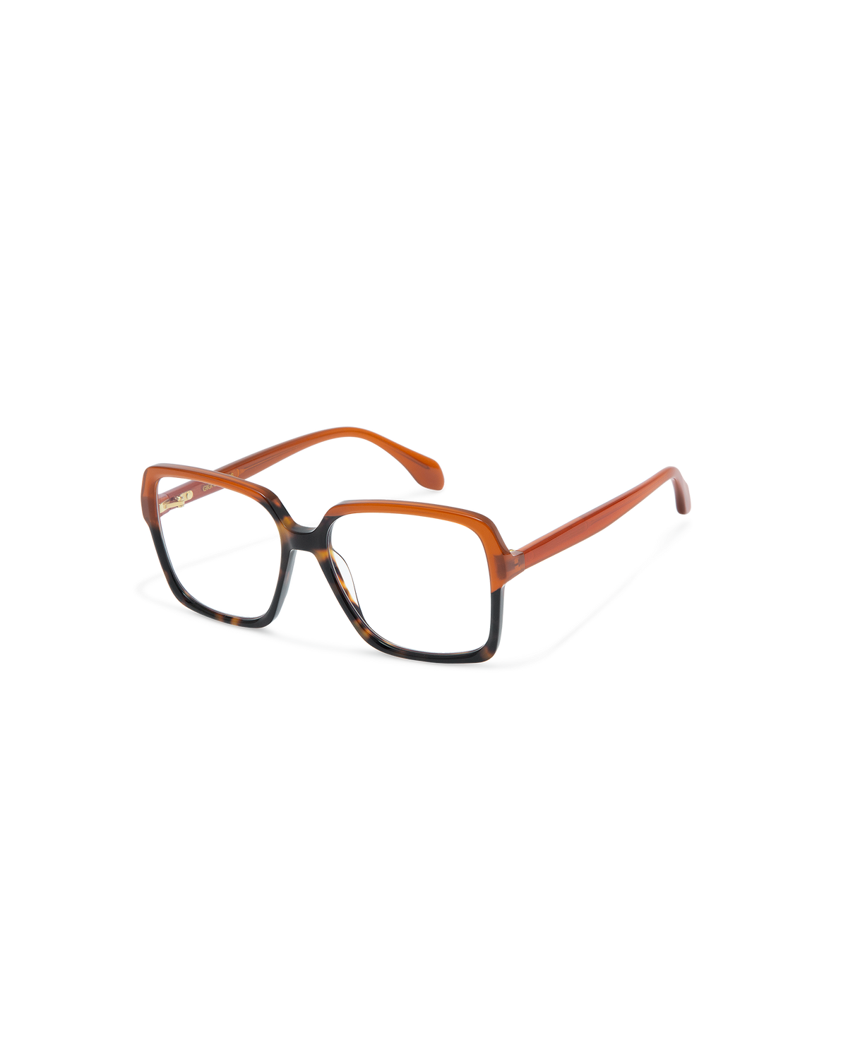 ELONA: Cuadrada Acetato Havana optical glasses by GIGI STUDIOS 11673