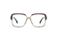 ELONA: Cuadrada Acetato Marrón optical glasses by GIGI STUDIOS 11647