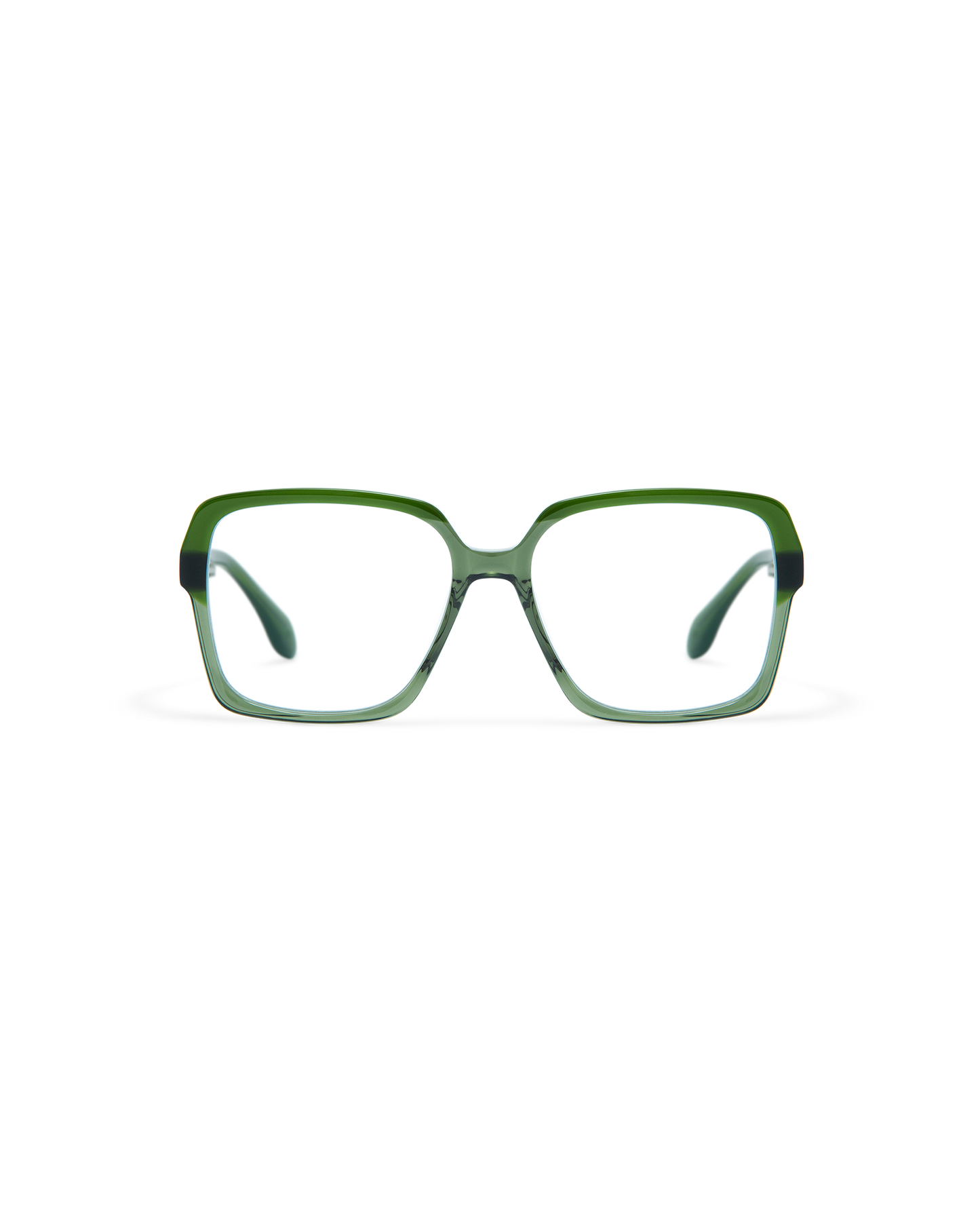 ELONA: Cuadrada Acetato Verde optical glasses by GIGI STUDIOS 11648
