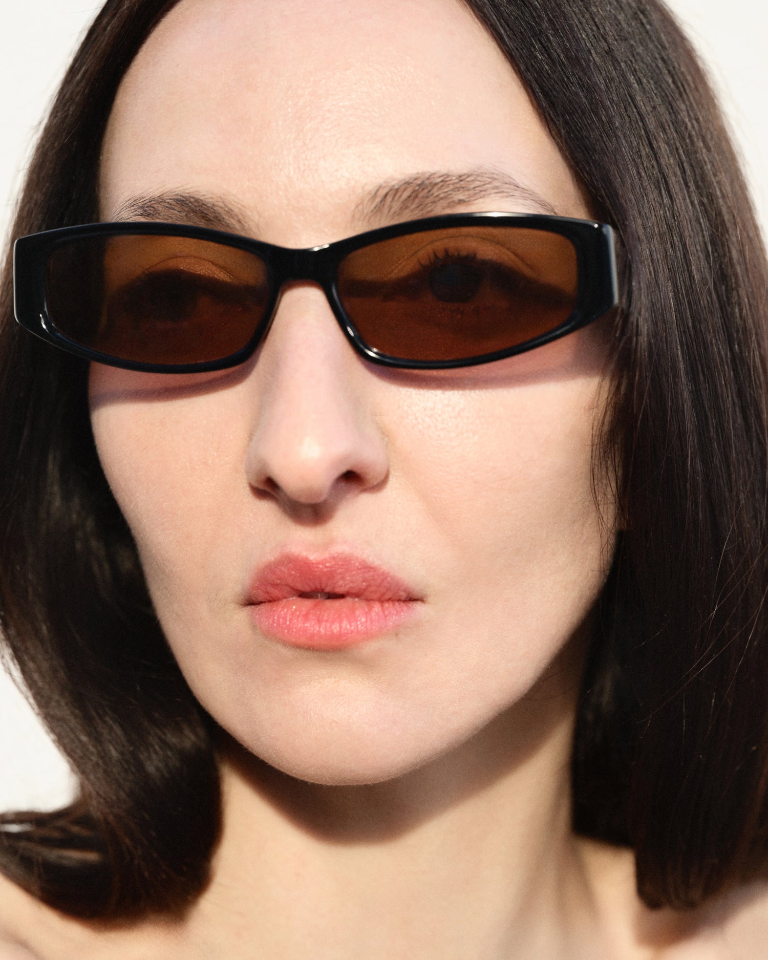 JUDE: Tiny Acetato Marrón sunglasses by GIGI STUDIOS 12379