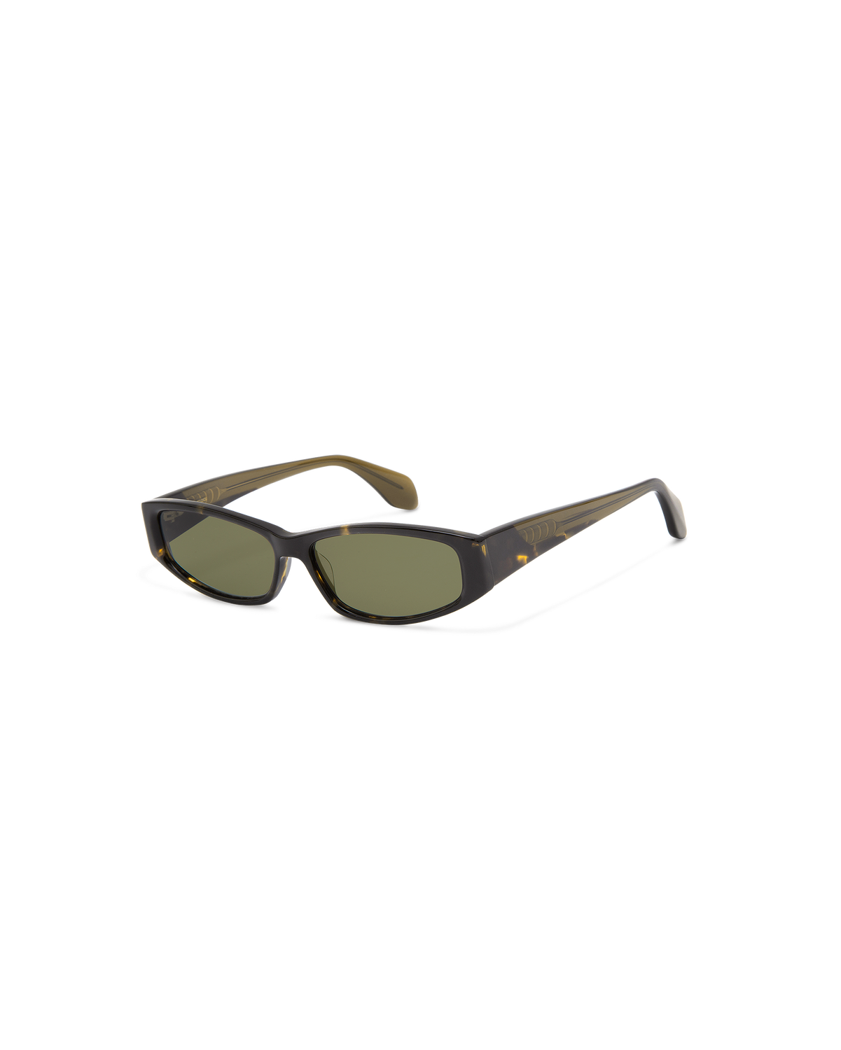 JUDE: Tiny Acetato Havana sunglasses by GIGI STUDIOS 12053