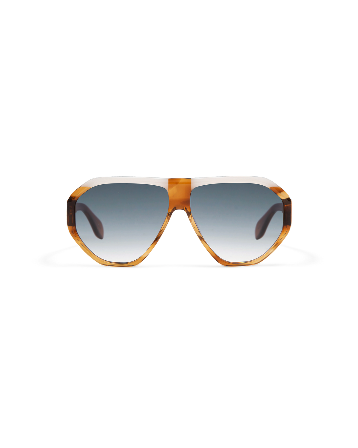 ROWE: Aviador Acetato Marrón sunglasses by GIGI STUDIOS 12032