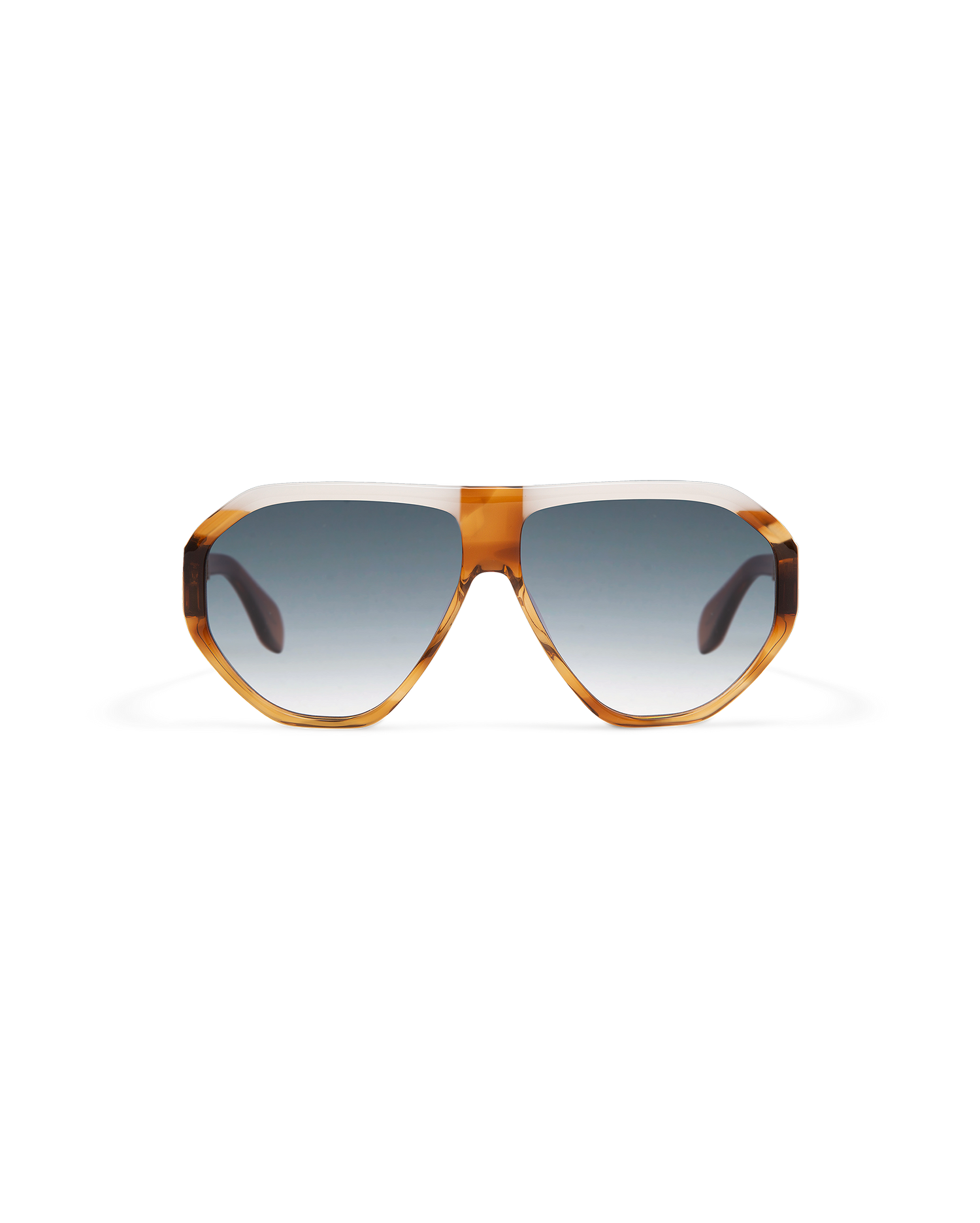 ROWE: Aviador Acetato Marrón sunglasses by GIGI STUDIOS 12032