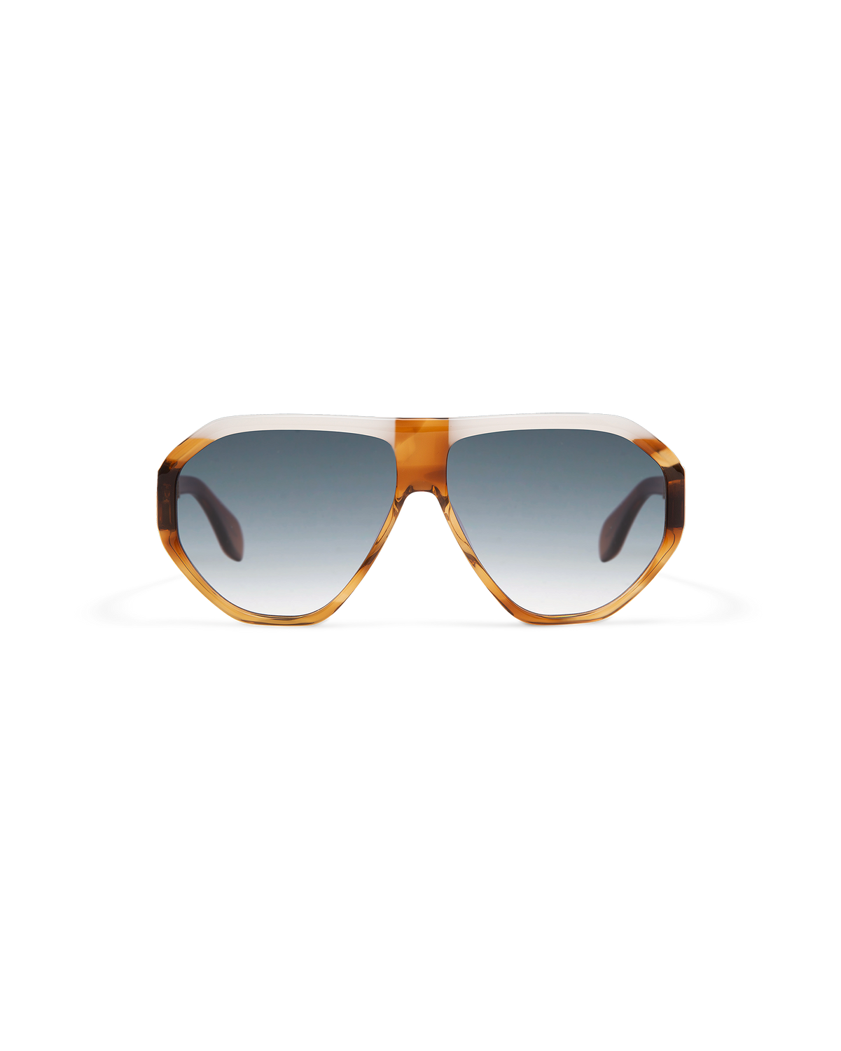 ROWE: Aviador Acetato Marrón sunglasses by GIGI STUDIOS 12032