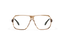 MARGAUX: Aviador Acetato Marrón optical glasses by GIGI STUDIOS 12038