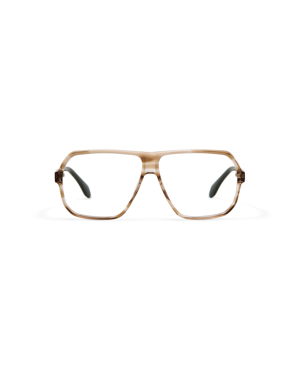 MARGAUX: Aviador Acetato Marrón optical glasses by GIGI STUDIOS 12038