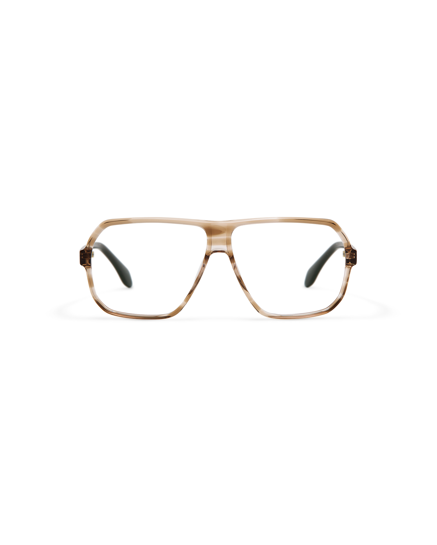 MARGAUX: Aviador Acetato Marrón optical glasses by GIGI STUDIOS 12038
