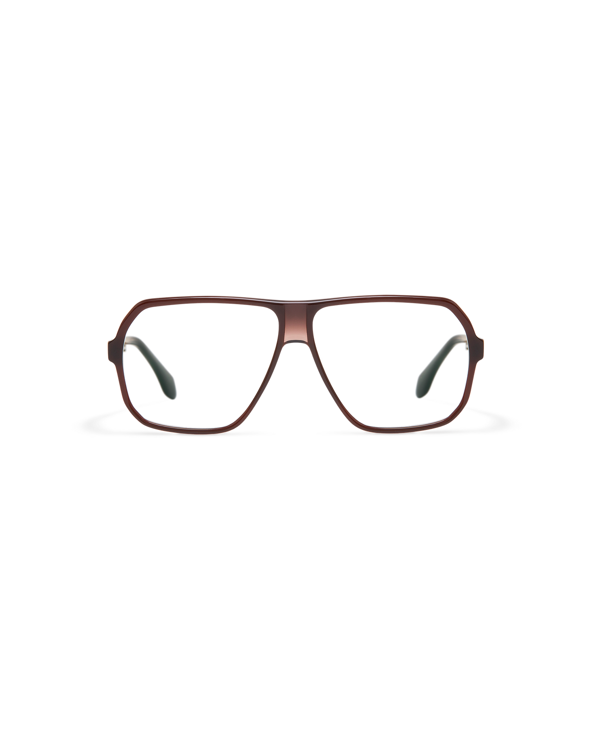 MARGAUX: Aviador Acetato Marrón optical glasses by GIGI STUDIOS 12039