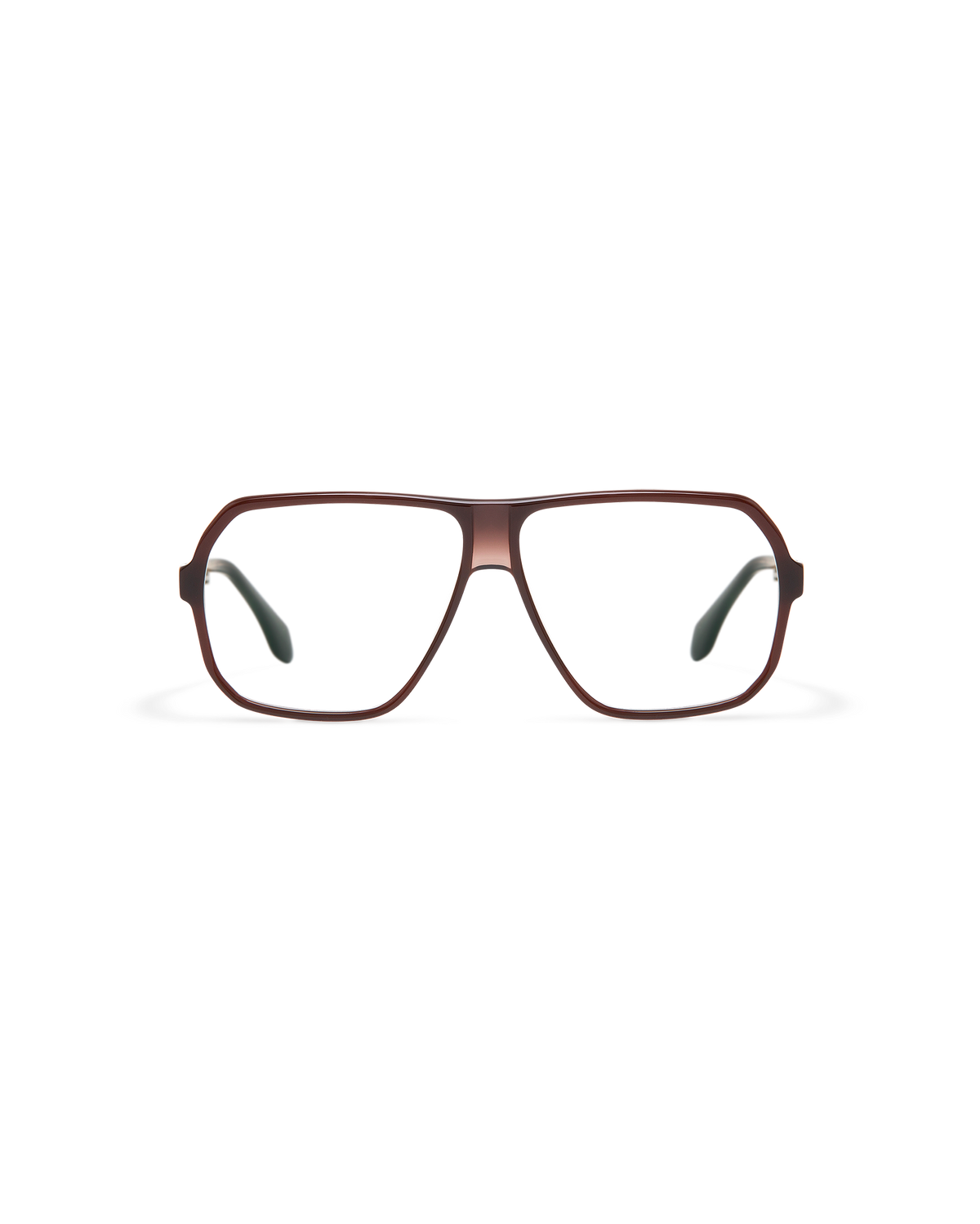 MARGAUX: Aviador Acetato Marrón optical glasses by GIGI STUDIOS 12039