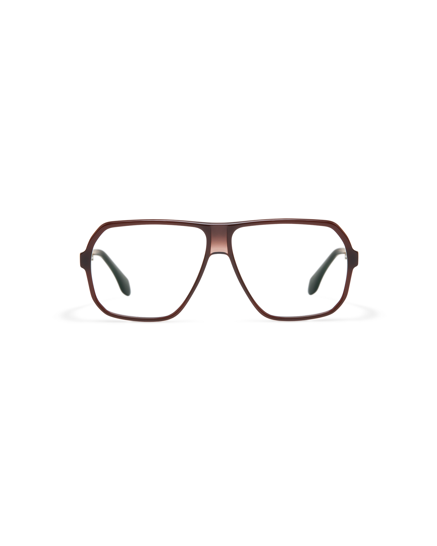 MARGAUX: Aviador Acetato Marrón optical glasses by GIGI STUDIOS 12039