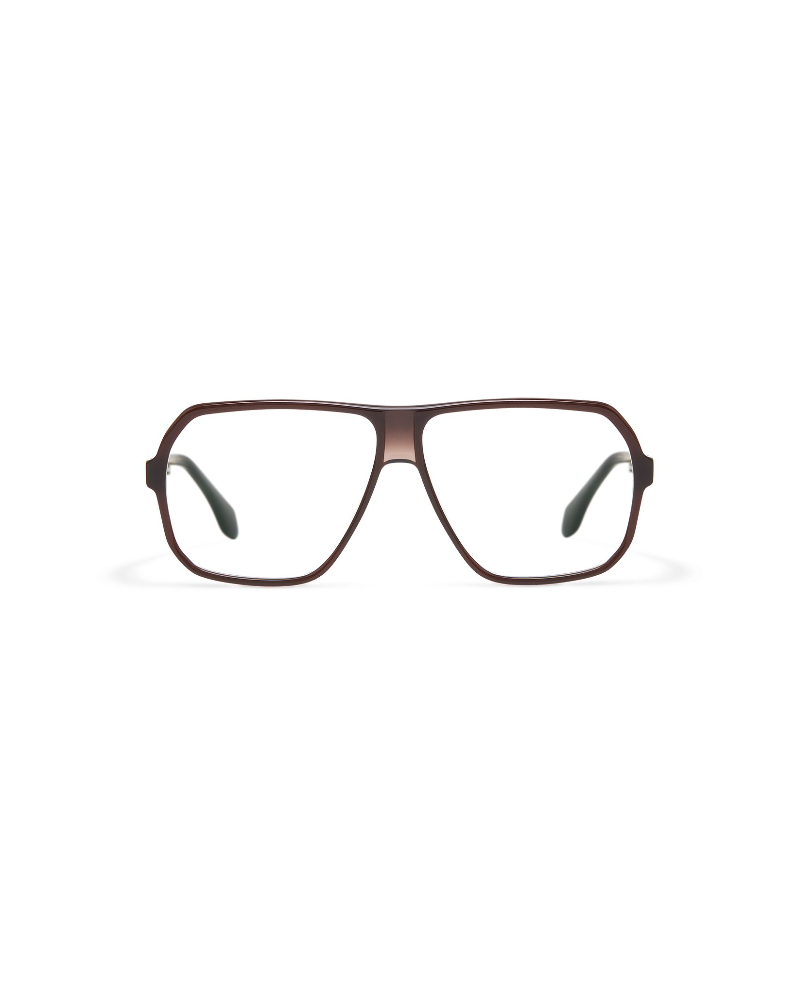 MARGAUX: Aviador Acetato Marrón optical glasses by GIGI STUDIOS 12039