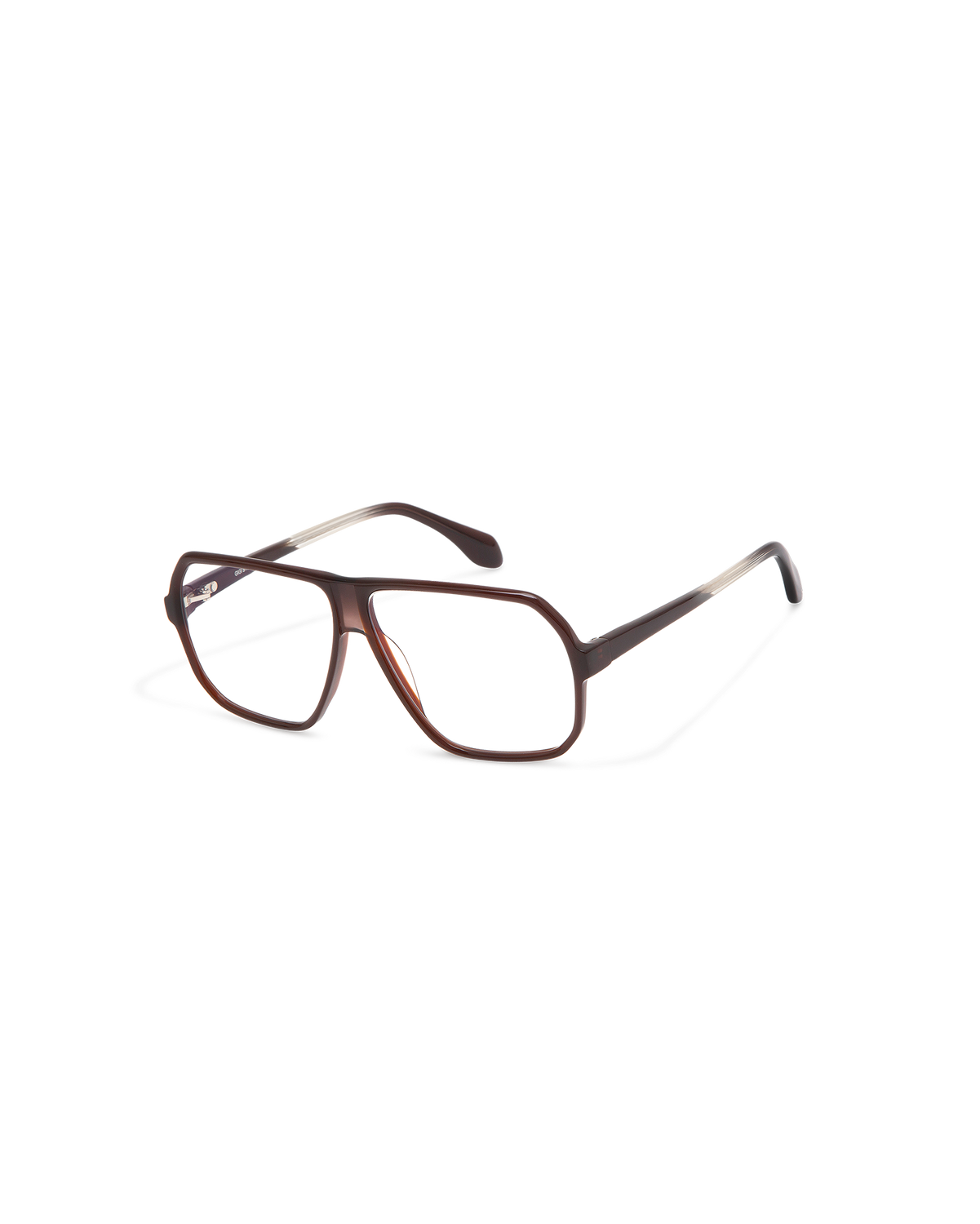 MARGAUX: Aviador Acetato Marrón optical glasses by GIGI STUDIOS 12063