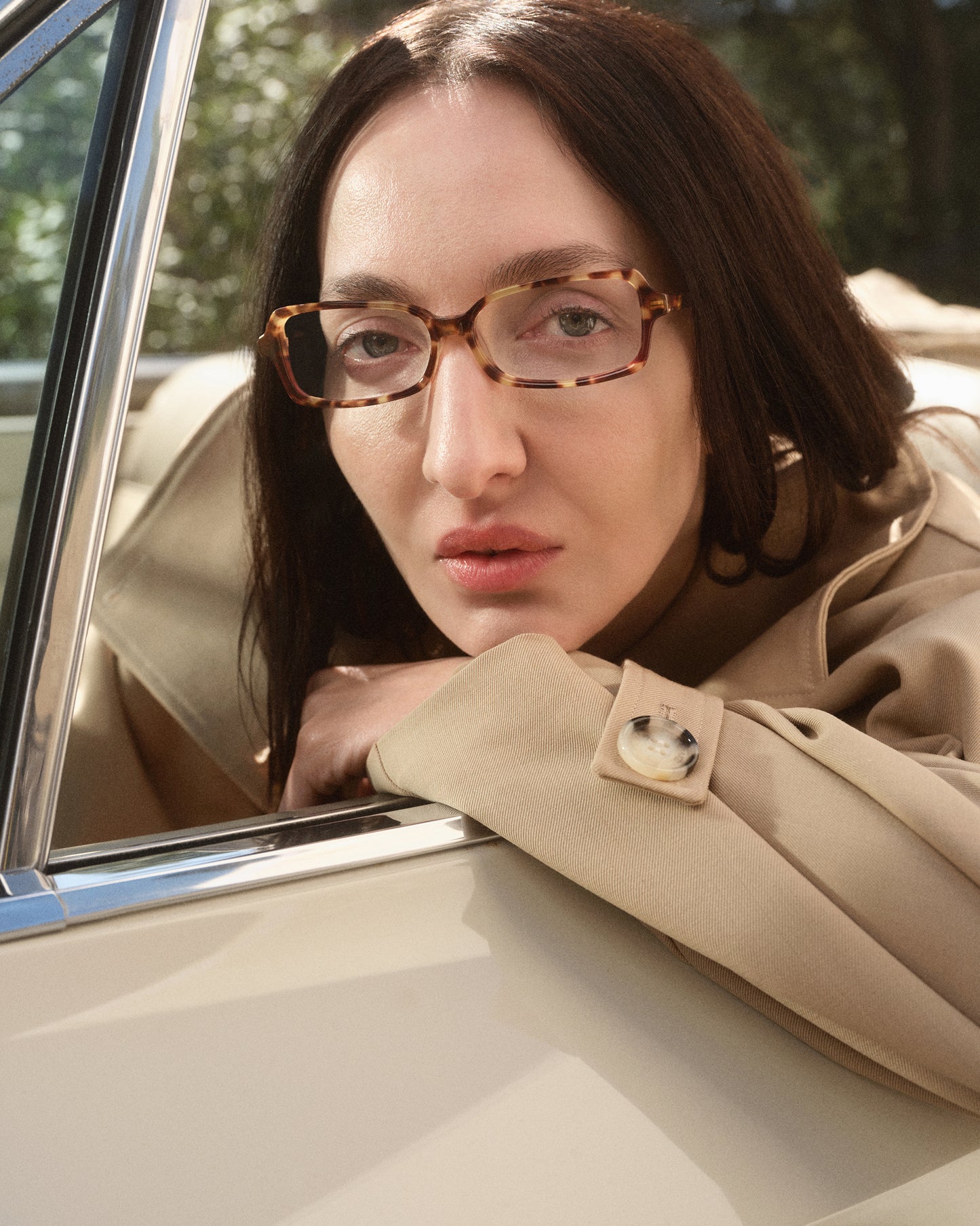 MAYE: Tiny Acetato Havana optical glasses by GIGI STUDIOS 12079