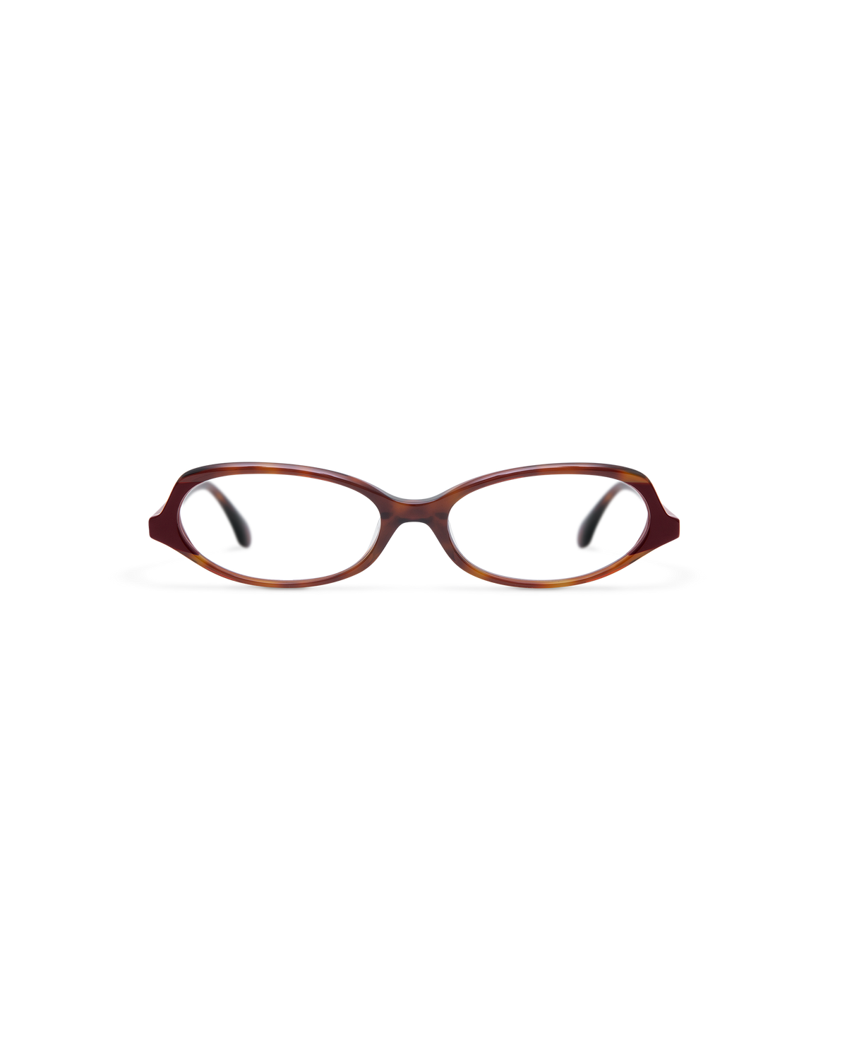 VIREN: Tiny Acetato Havana optical glasses by GIGI STUDIOS 13526