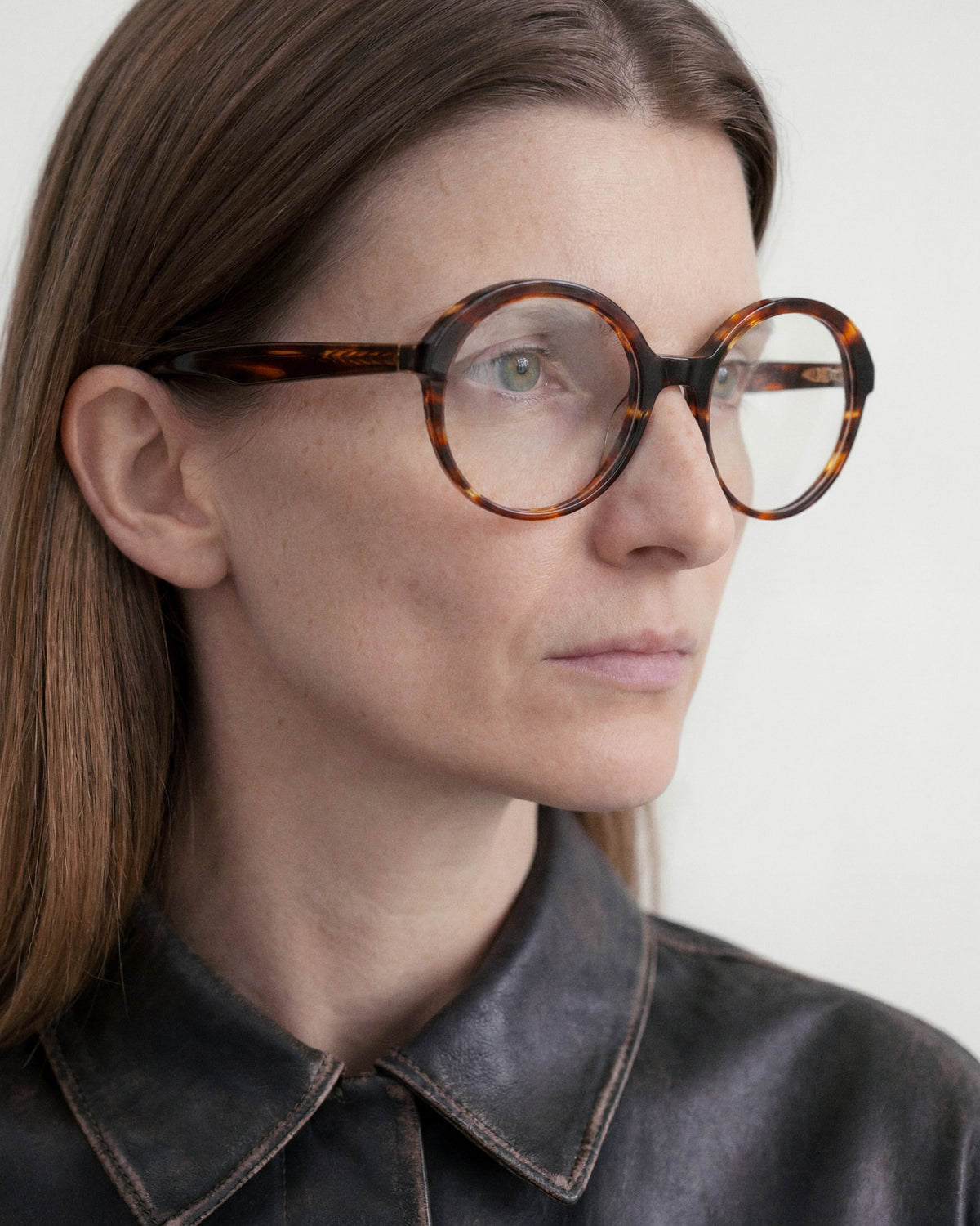 MARISA: Redondas Acetato Havana optical glasses by GIGI STUDIOS 14268