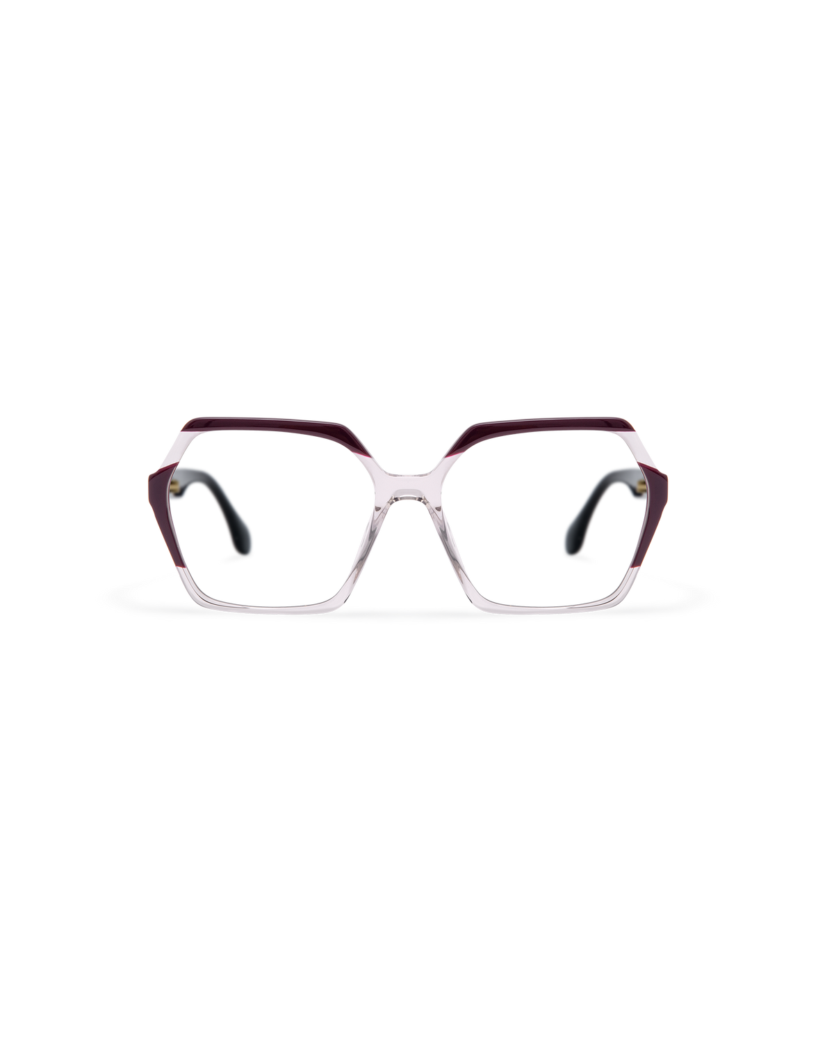 NADIRA: Geométricas Acetato Marrón optical glasses by GIGI STUDIOS 13558