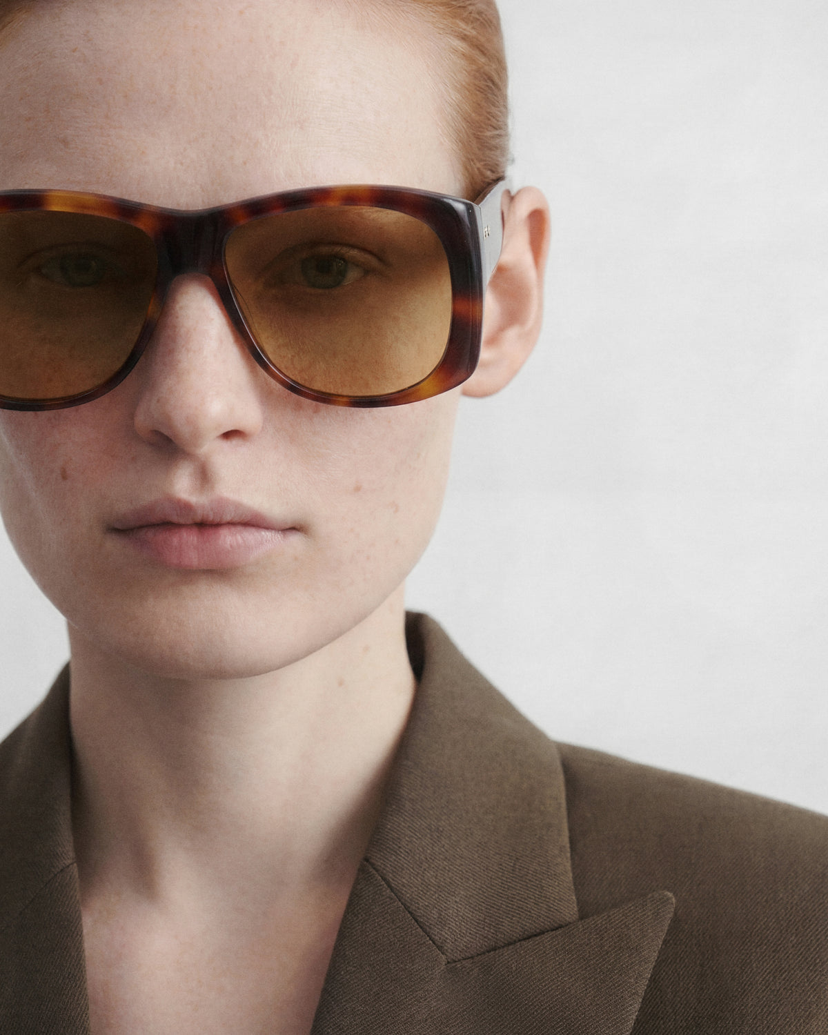 LAENE: Aviador Acetato Havana sunglasses by GIGI STUDIOS 14217