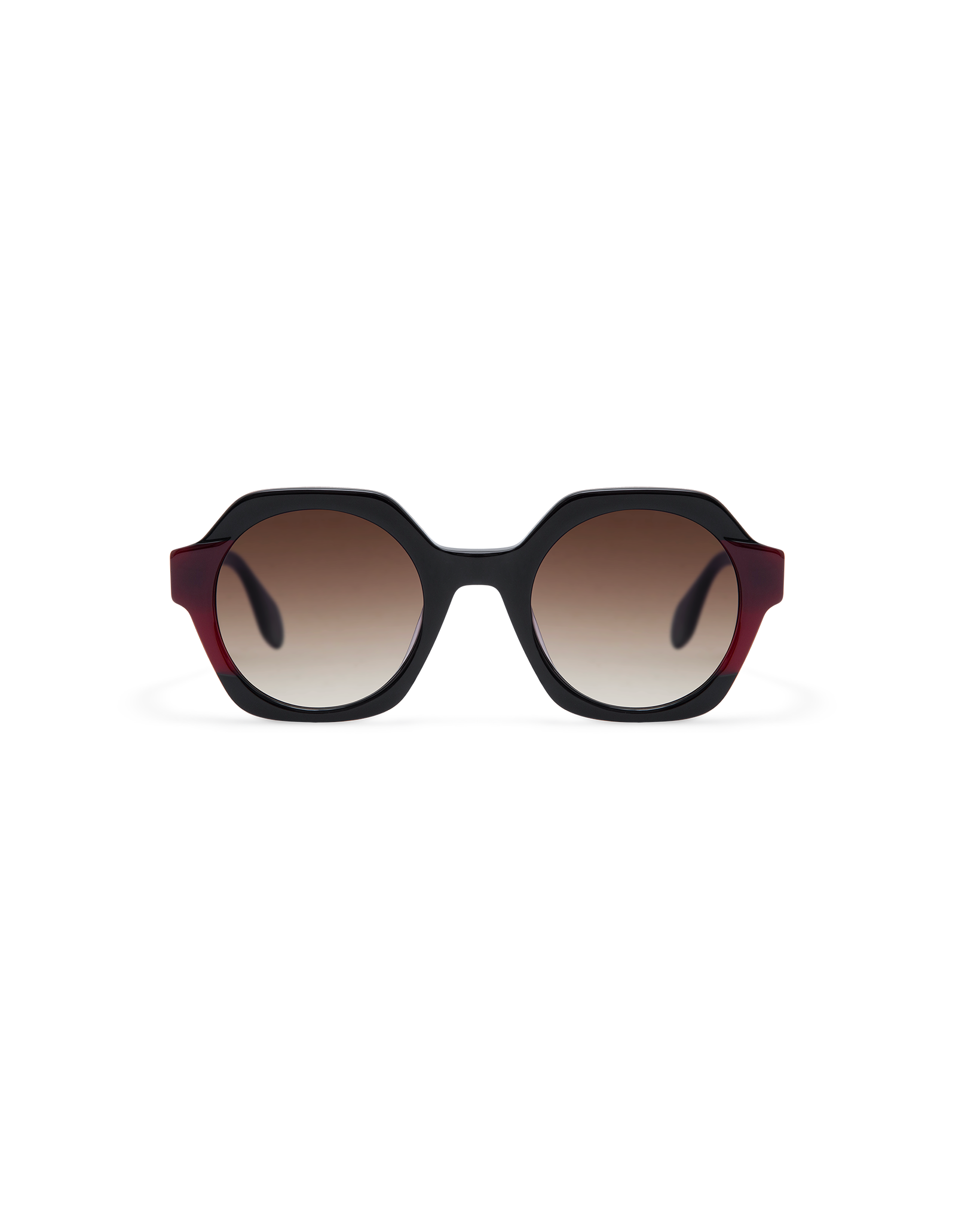 LIVENA: Geométricas Acetato Noir sunglasses by GIGI STUDIOS 13612