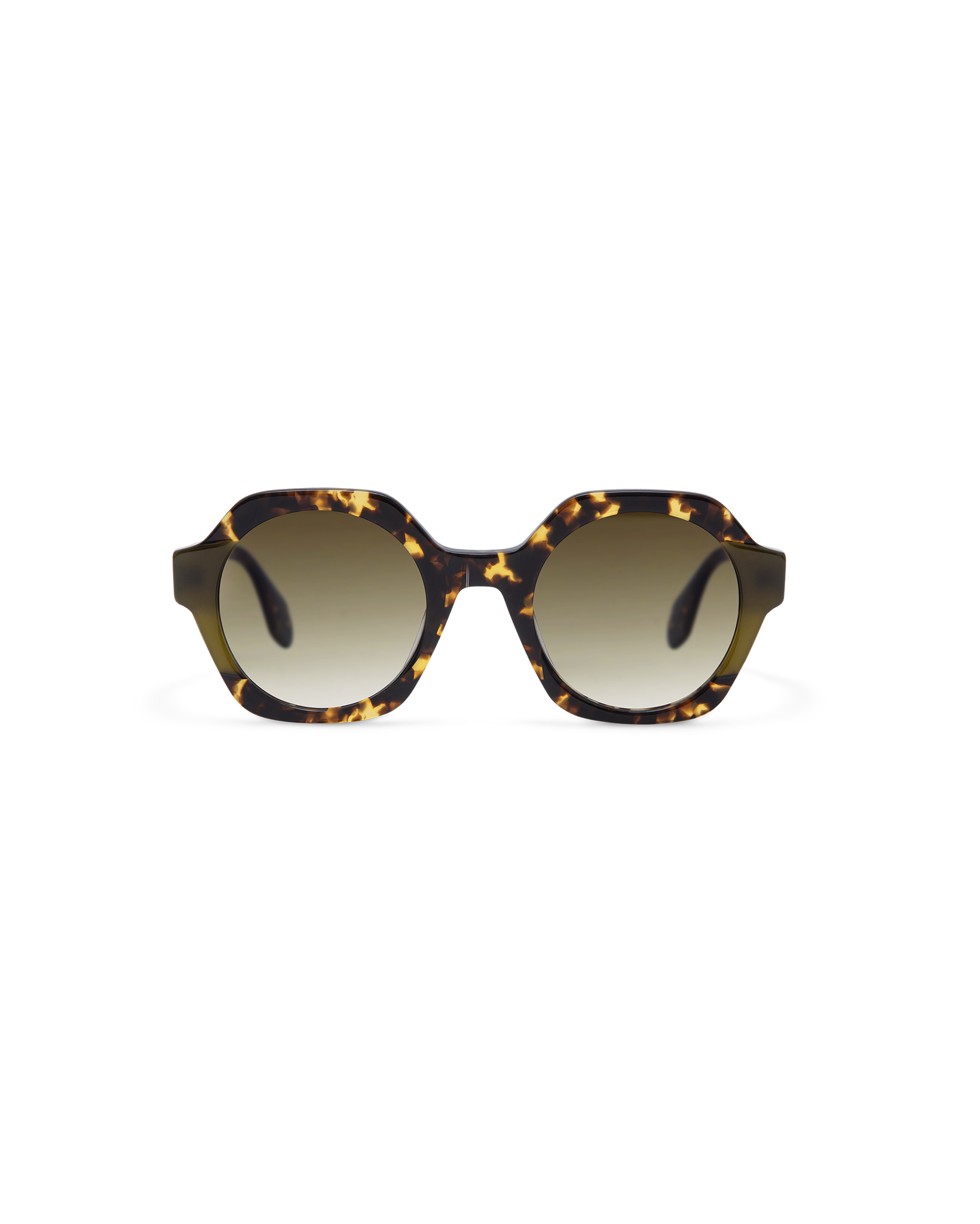LIVENA: Geométricas Acetato Havana sunglasses by GIGI STUDIOS 13614