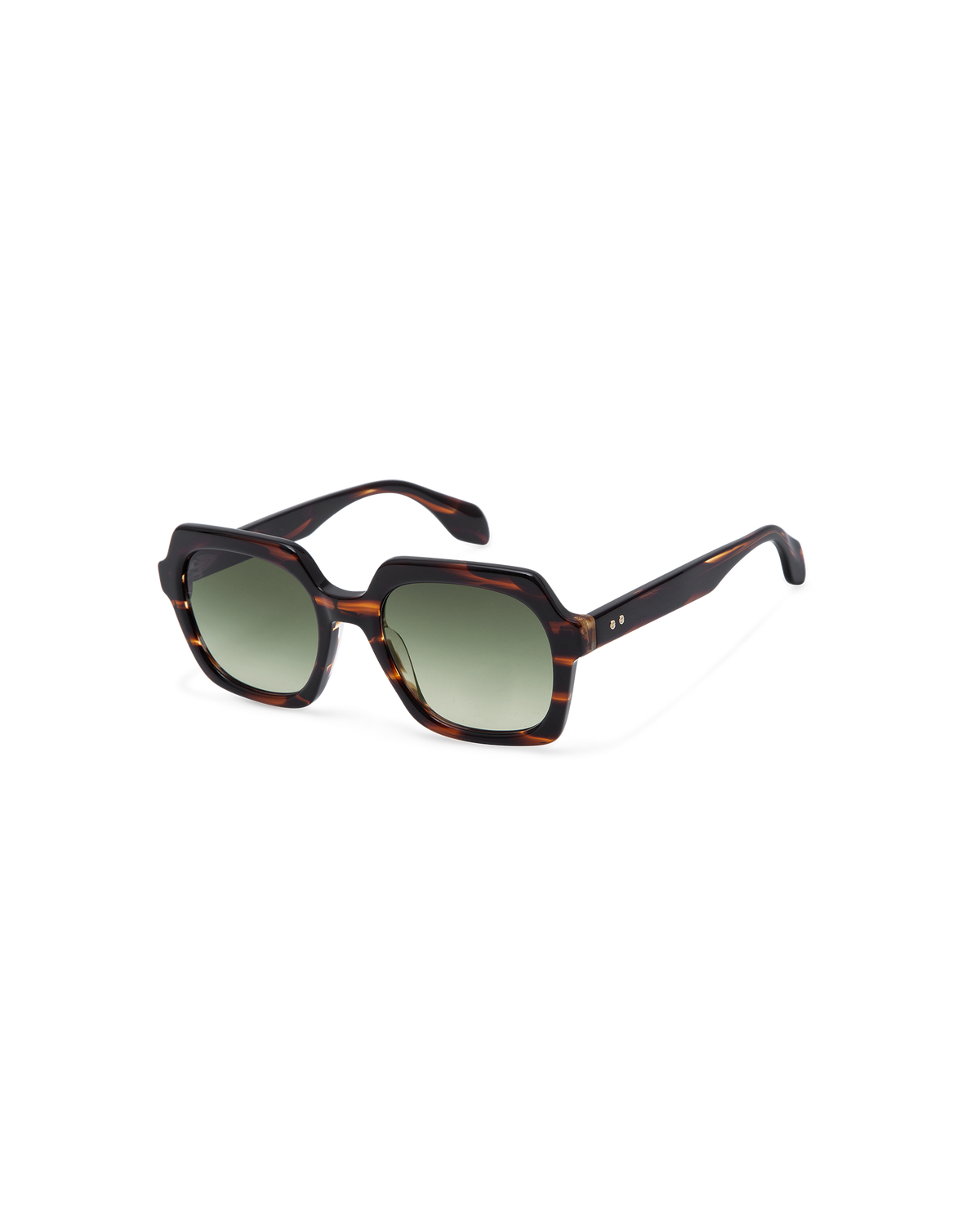 ALYRA: Geométricas Acetato Havana sunglasses by GIGI STUDIOS 13621