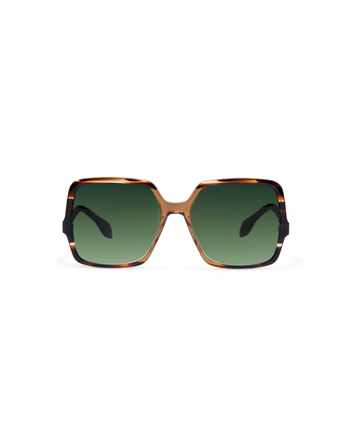 KARIS: Cuadrada Acetato Marrón sunglasses by GIGI STUDIOS 14466