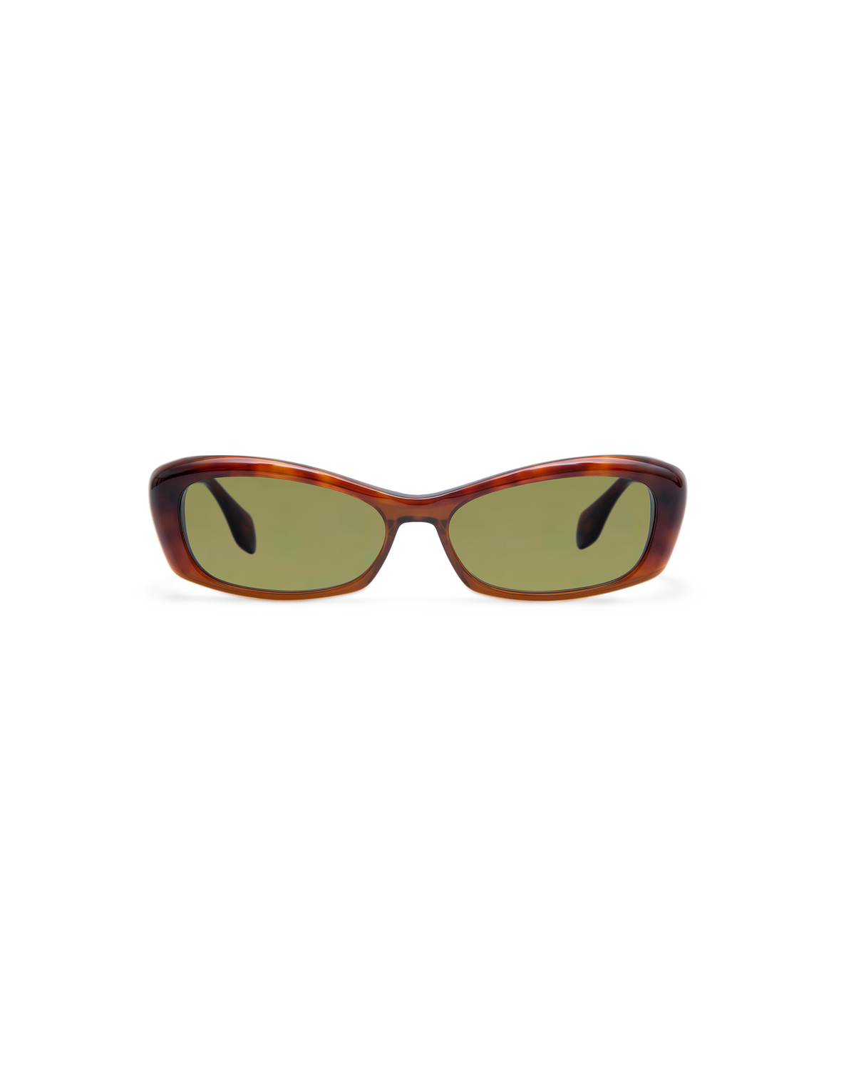 YURENA: Tiny Acetato Havana sunglasses by GIGI STUDIOS 14467
