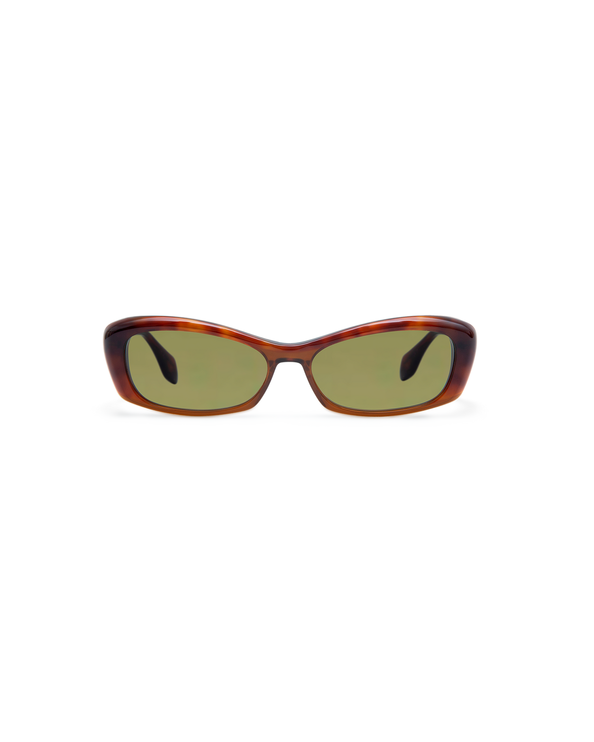 YURENA: Tiny Acetato Havana sunglasses by GIGI STUDIOS 14467