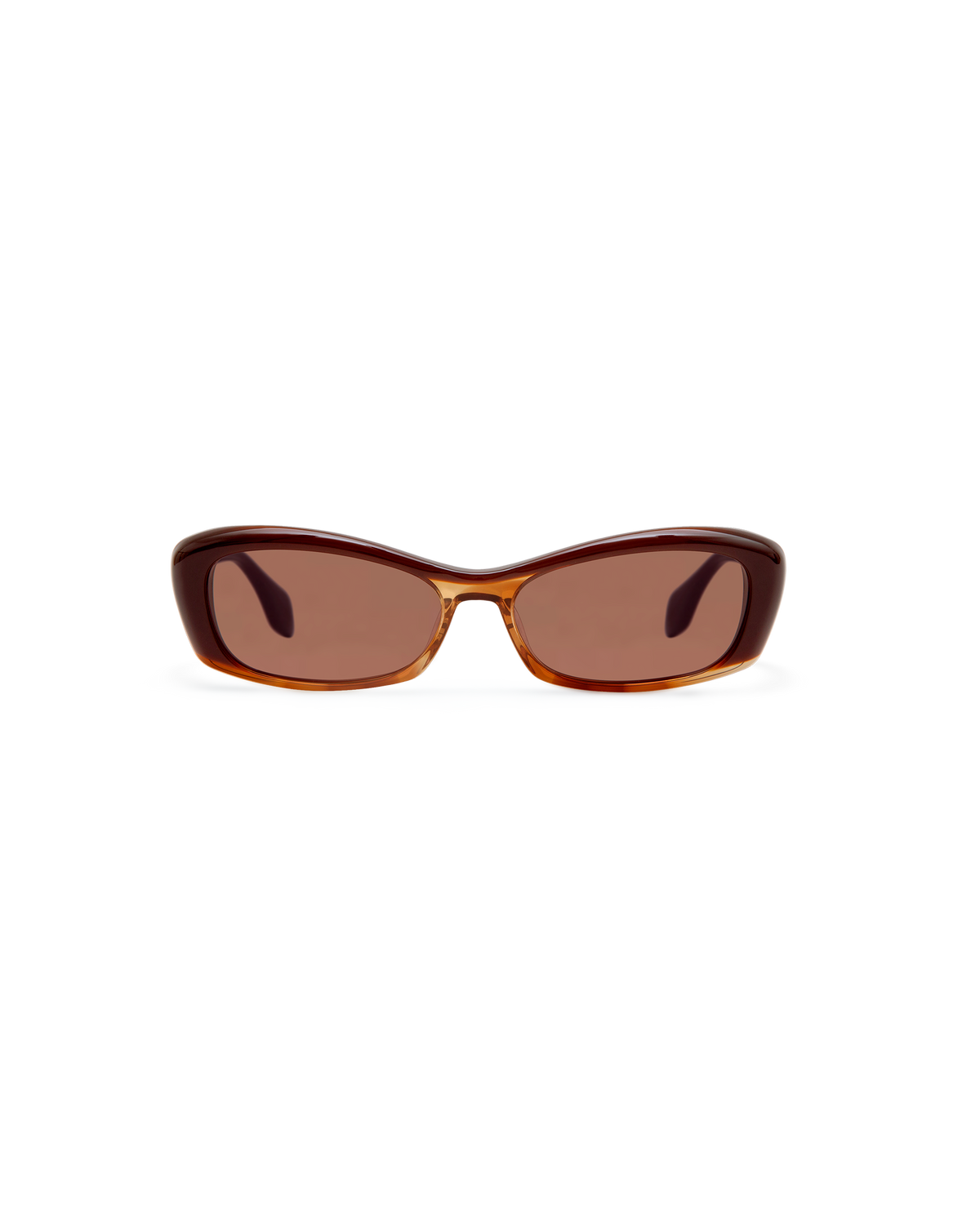 YURENA: Tiny Acetato Marrón sunglasses by GIGI STUDIOS 14469
