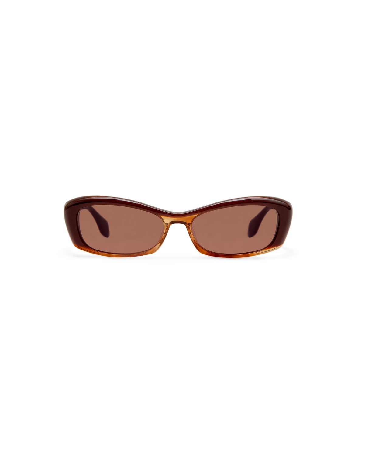 YURENA: Tiny Acetato Marrón sunglasses by GIGI STUDIOS 14469