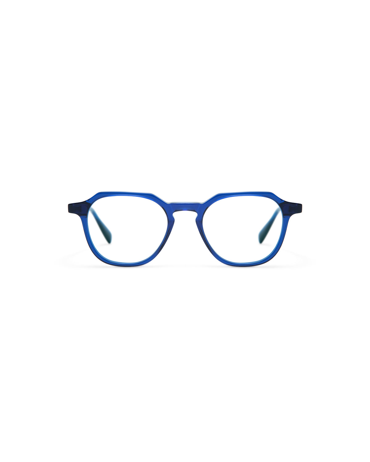 HANA: Geométricas Acetato Azul optical glasses by GIGI STUDIOS 4348