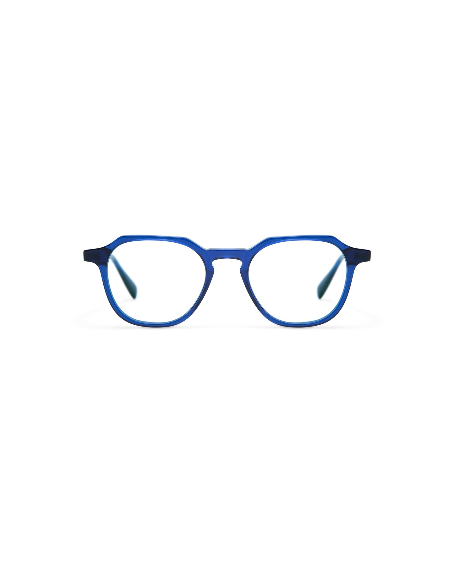 HANA: Geométricas Acetato Azul optical glasses by GIGI STUDIOS 4348