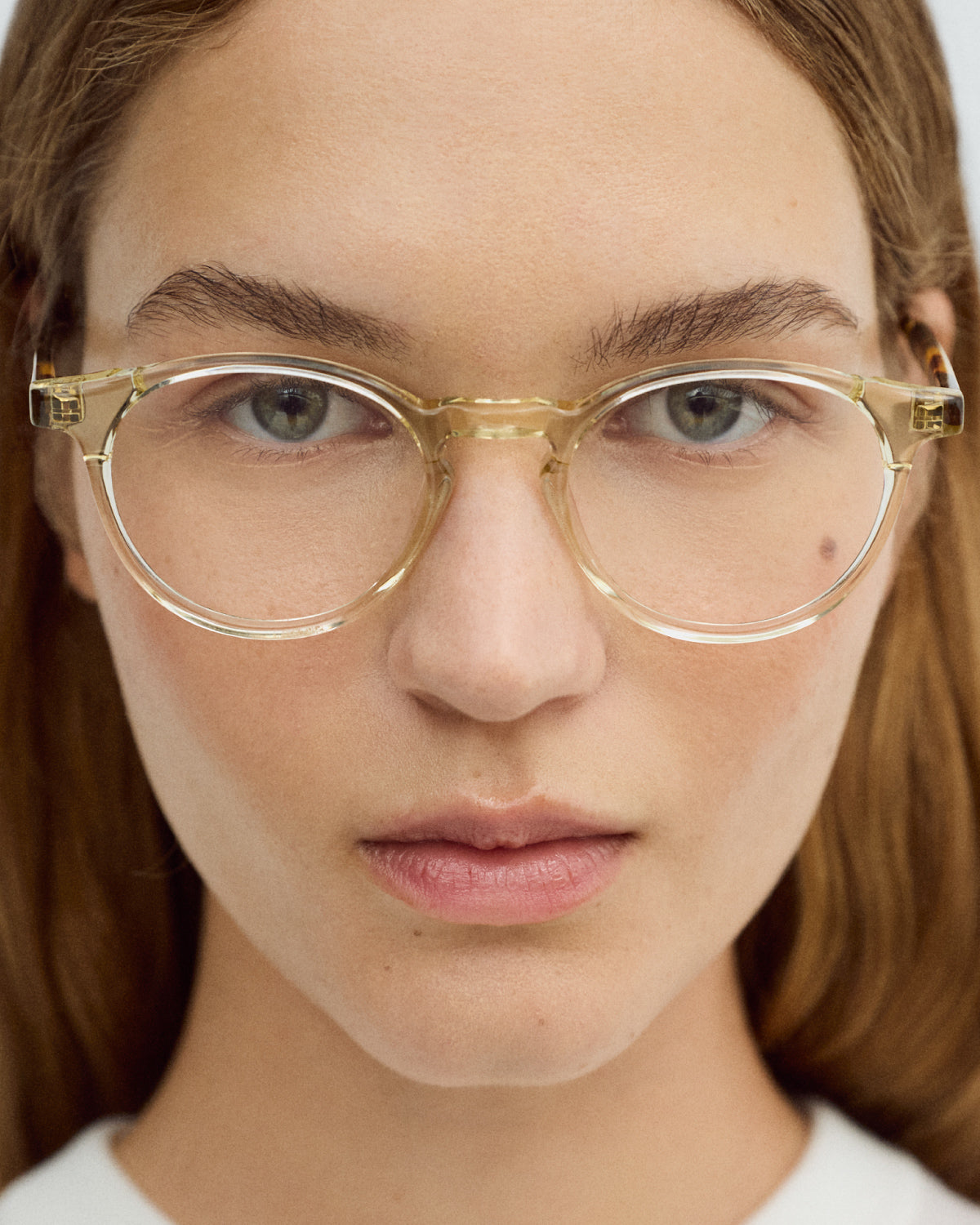 MILO: Redondas Acetato Transparente optical glasses by GIGI STUDIOS 10068