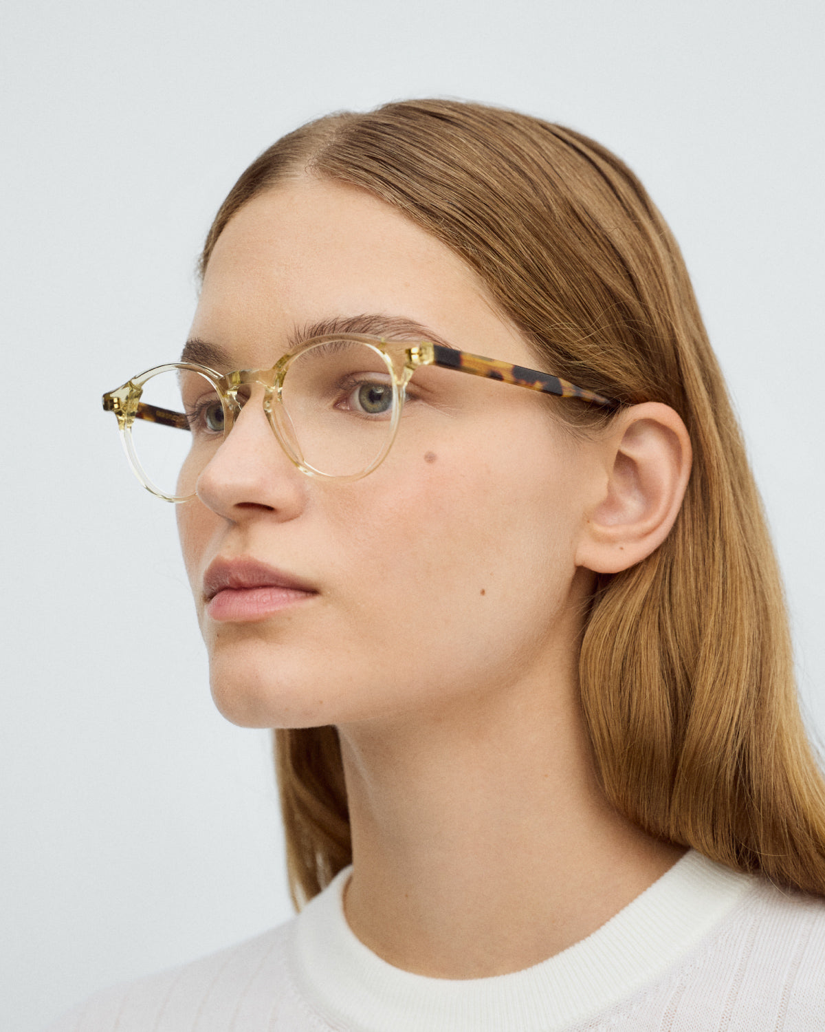 MILO: Redondas Acetato Transparente optical glasses by GIGI STUDIOS 9646