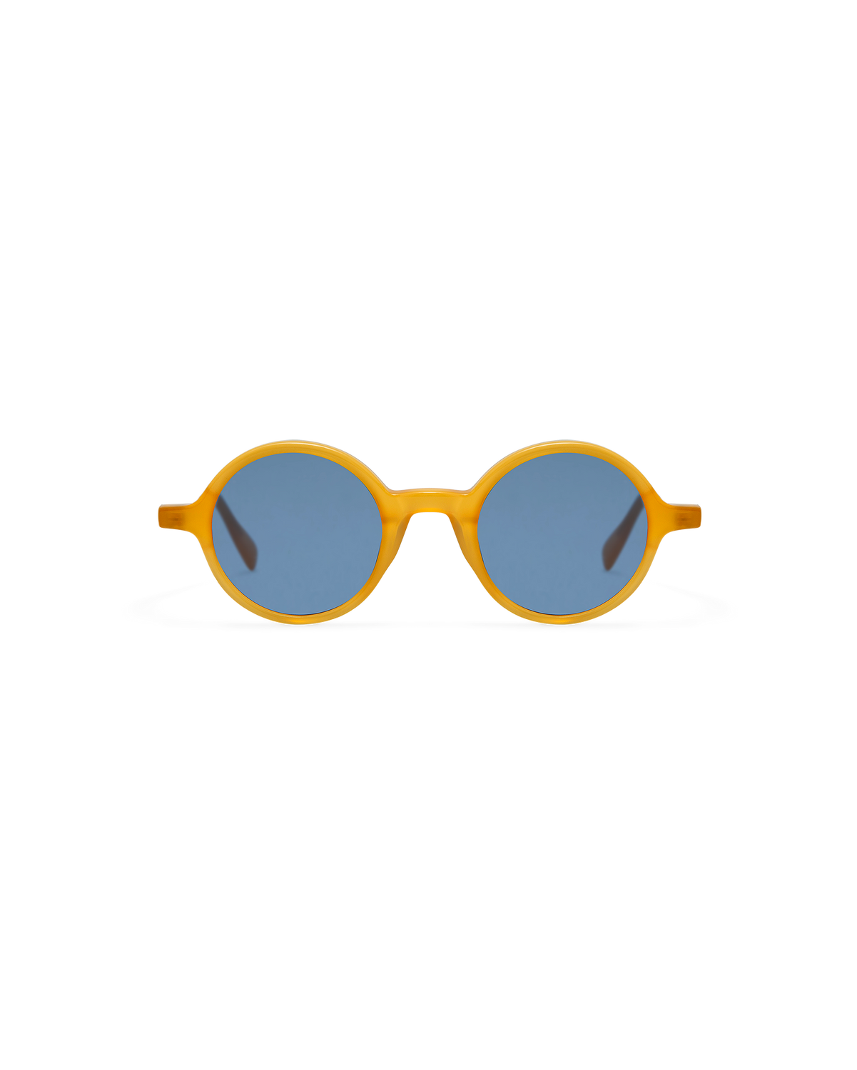 GRETA: Redondas Acetato Jaune sunglasses by GIGI STUDIOS 8424