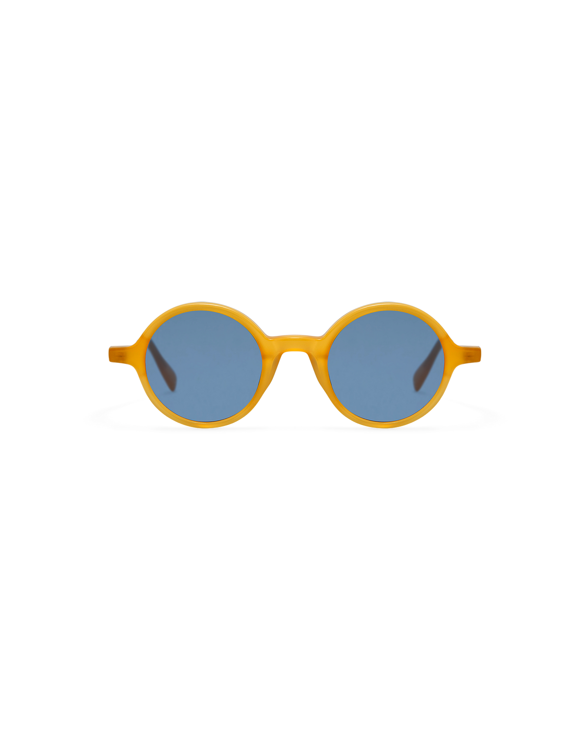 GRETA: Redondas Acetato Jaune sunglasses by GIGI STUDIOS 8424