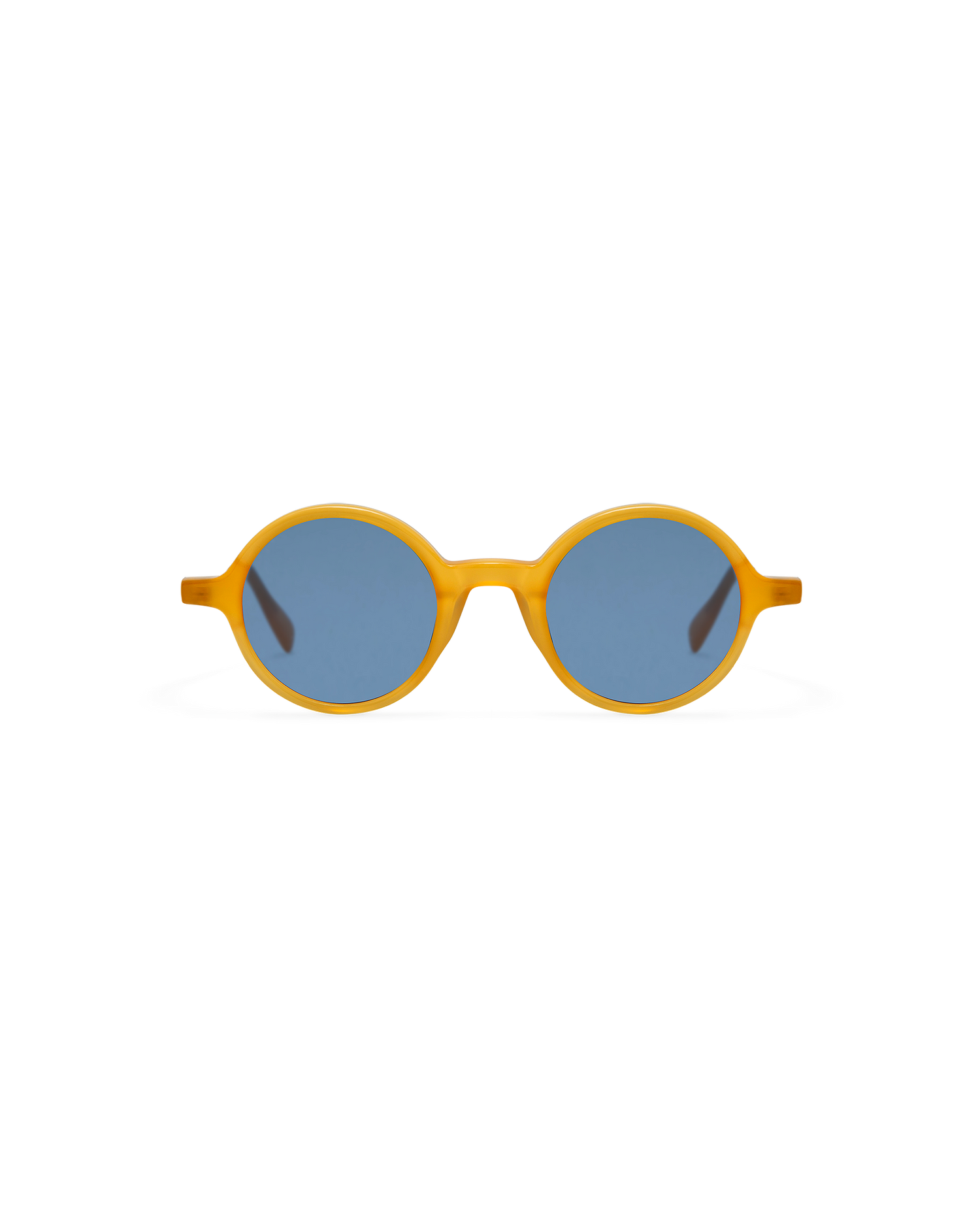 GRETA: Redondas Acetato Jaune sunglasses by GIGI STUDIOS 8424