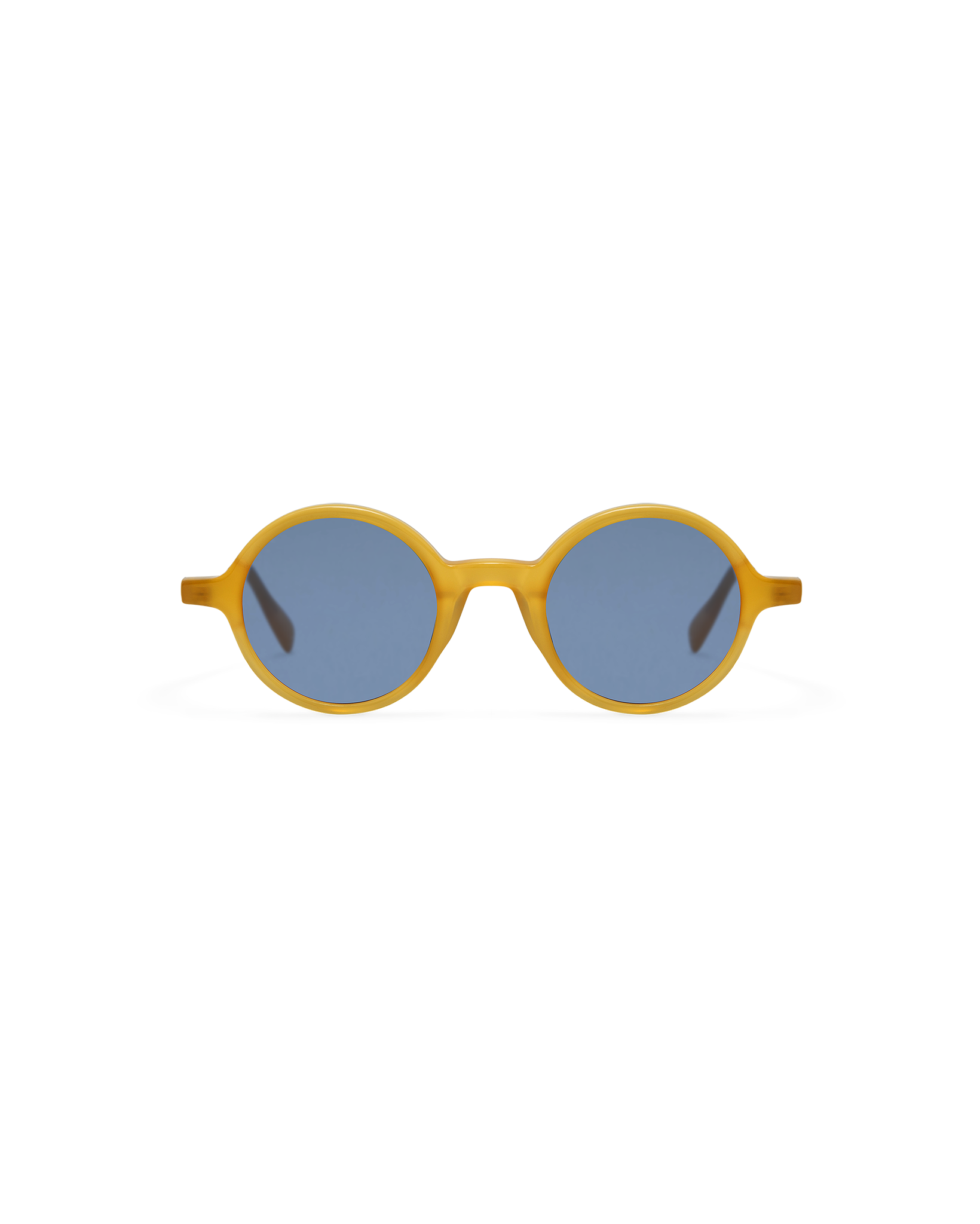 GRETA: Redondas Acetato Jaune sunglasses by GIGI STUDIOS 8424
