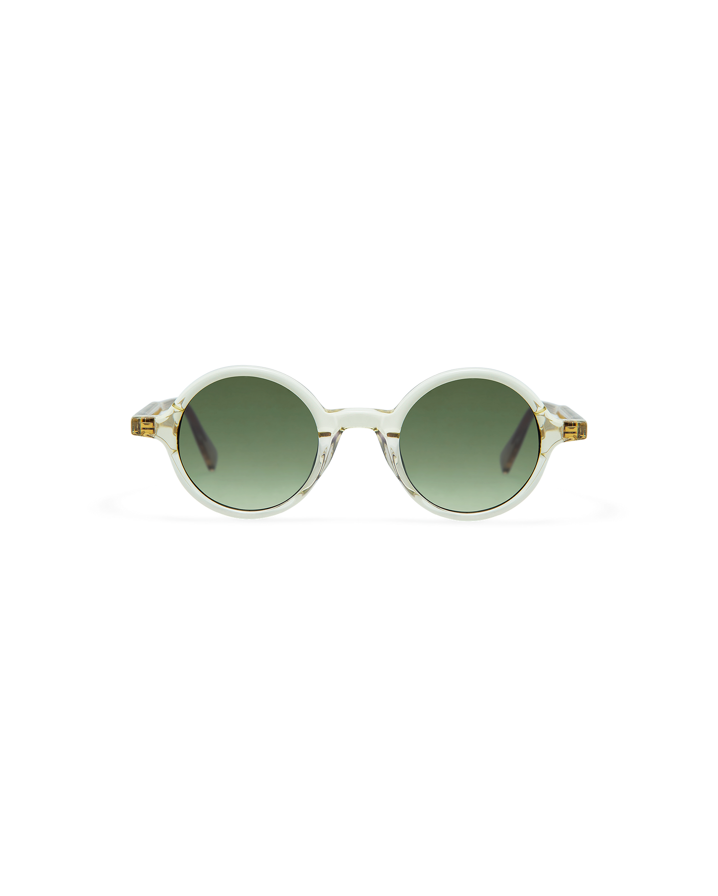 GRETA: Redondas Acetato Transparente sunglasses by GIGI STUDIOS 8425