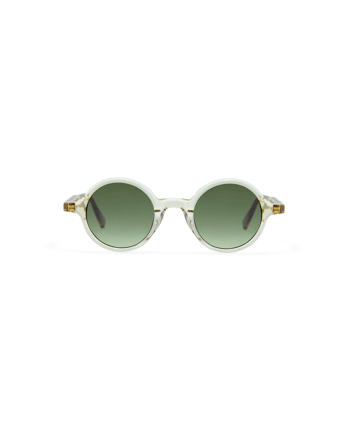 GRETA: Redondas Acetato Transparente sunglasses by GIGI STUDIOS 8425