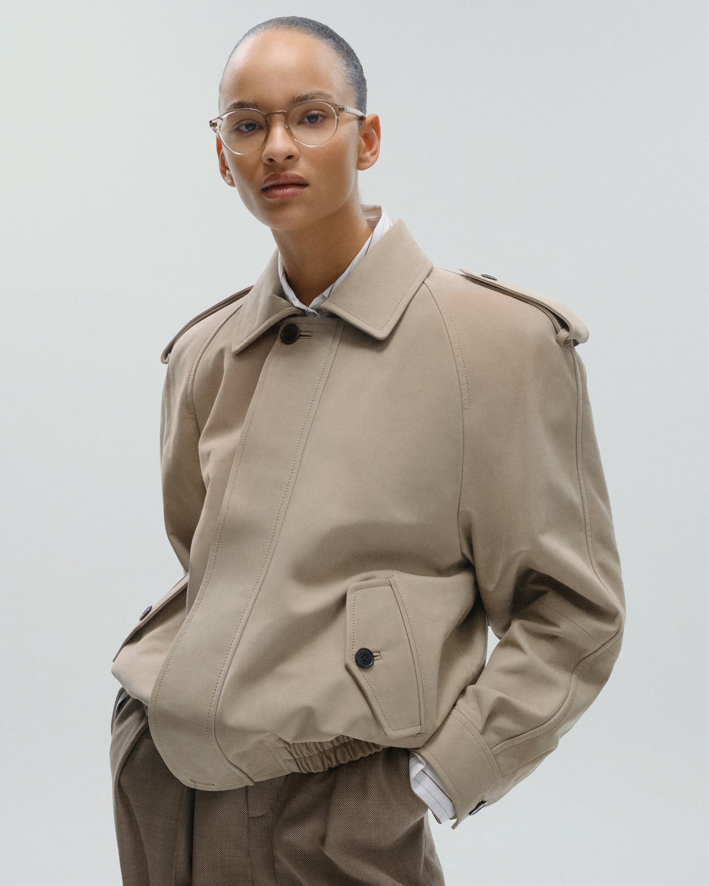 LUNE: Redondas Acetato Marrón optical glasses by GIGI STUDIOS 11478
