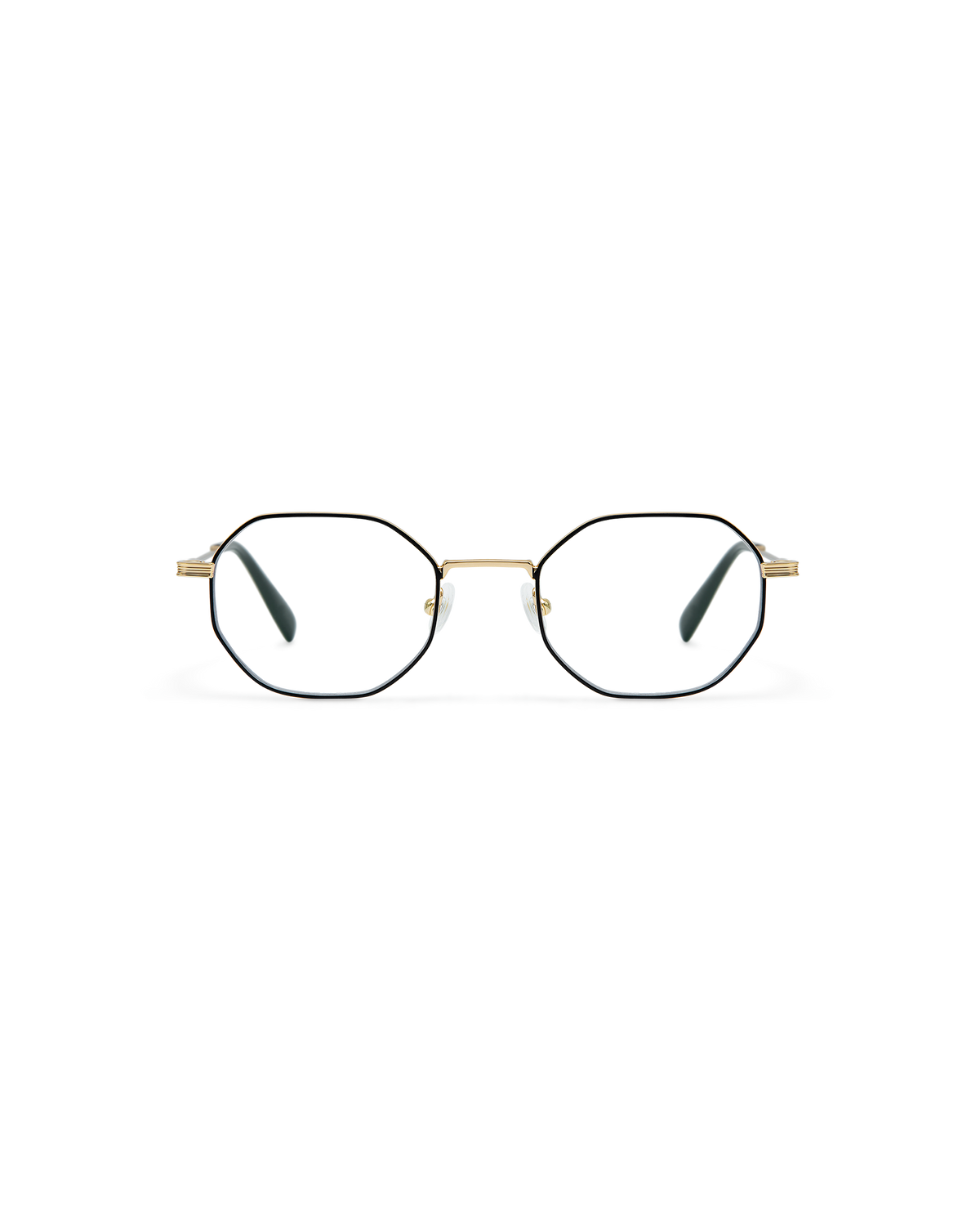 RUNA: Geométricas Metal Noir optical glasses by GIGI STUDIOS 10707