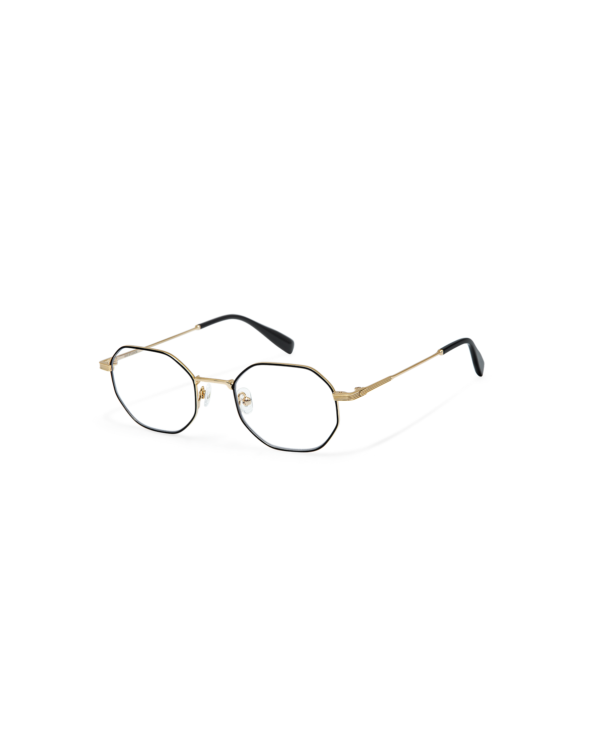RUNA: Geométricas Metal Noir optical glasses by GIGI STUDIOS 10708